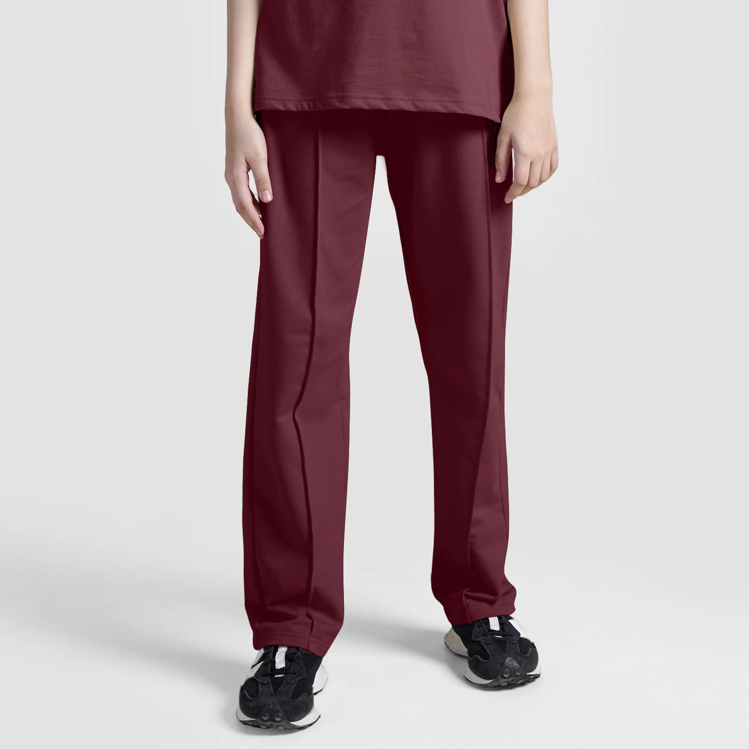 002 Comfort Trousers (Burgundy)