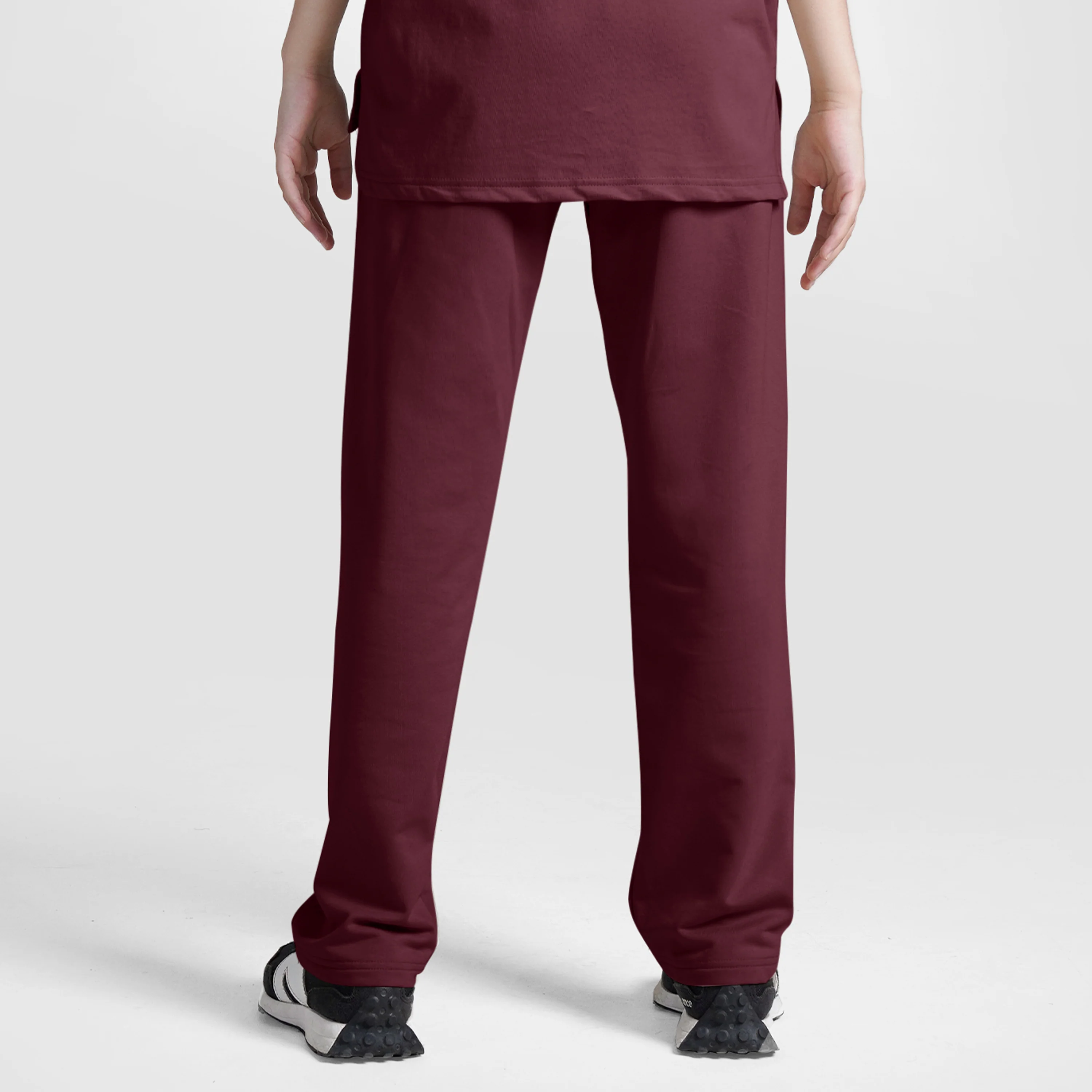 002 Comfort Trousers (Burgundy) - Image 2