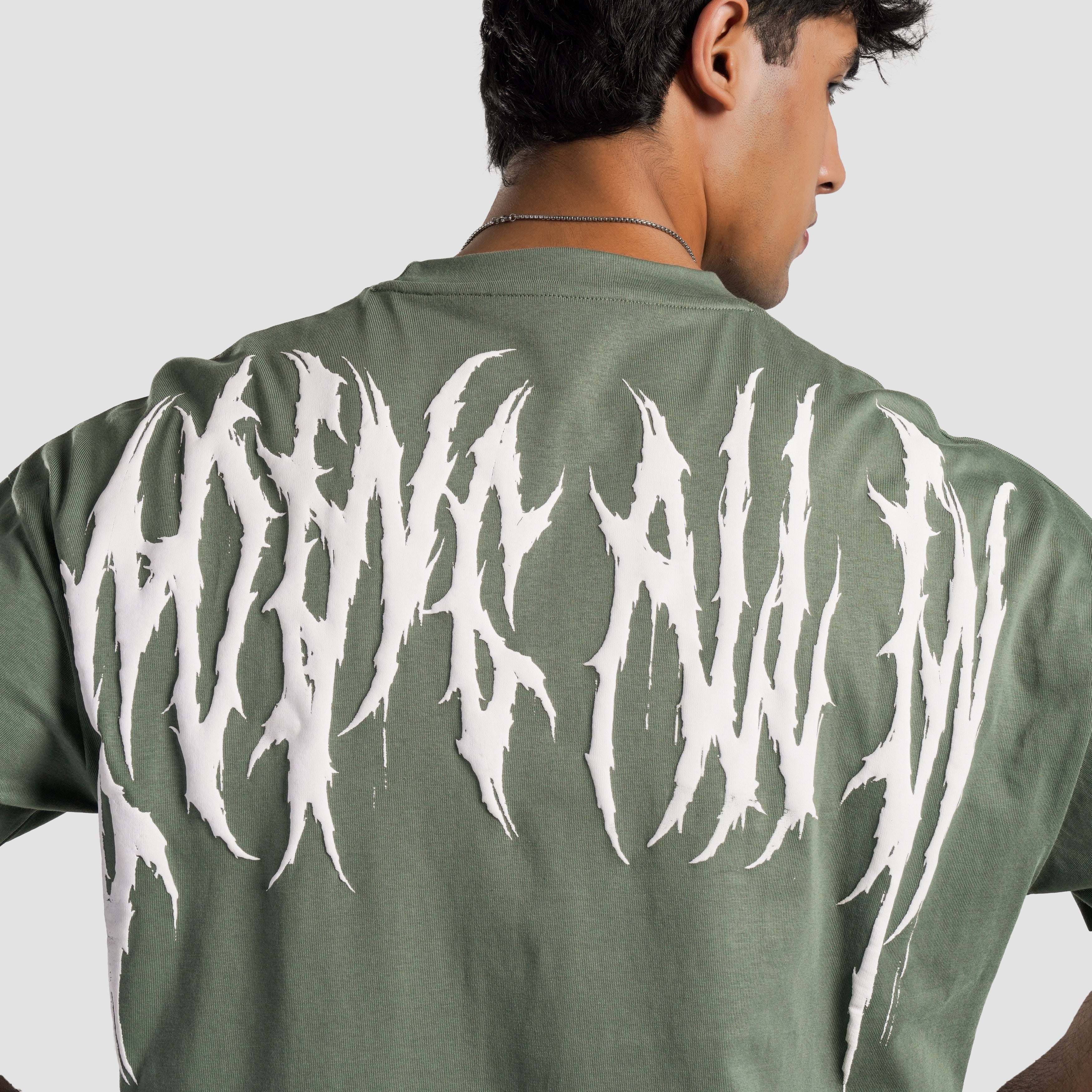 Abstract Tee (Green) - Image 3