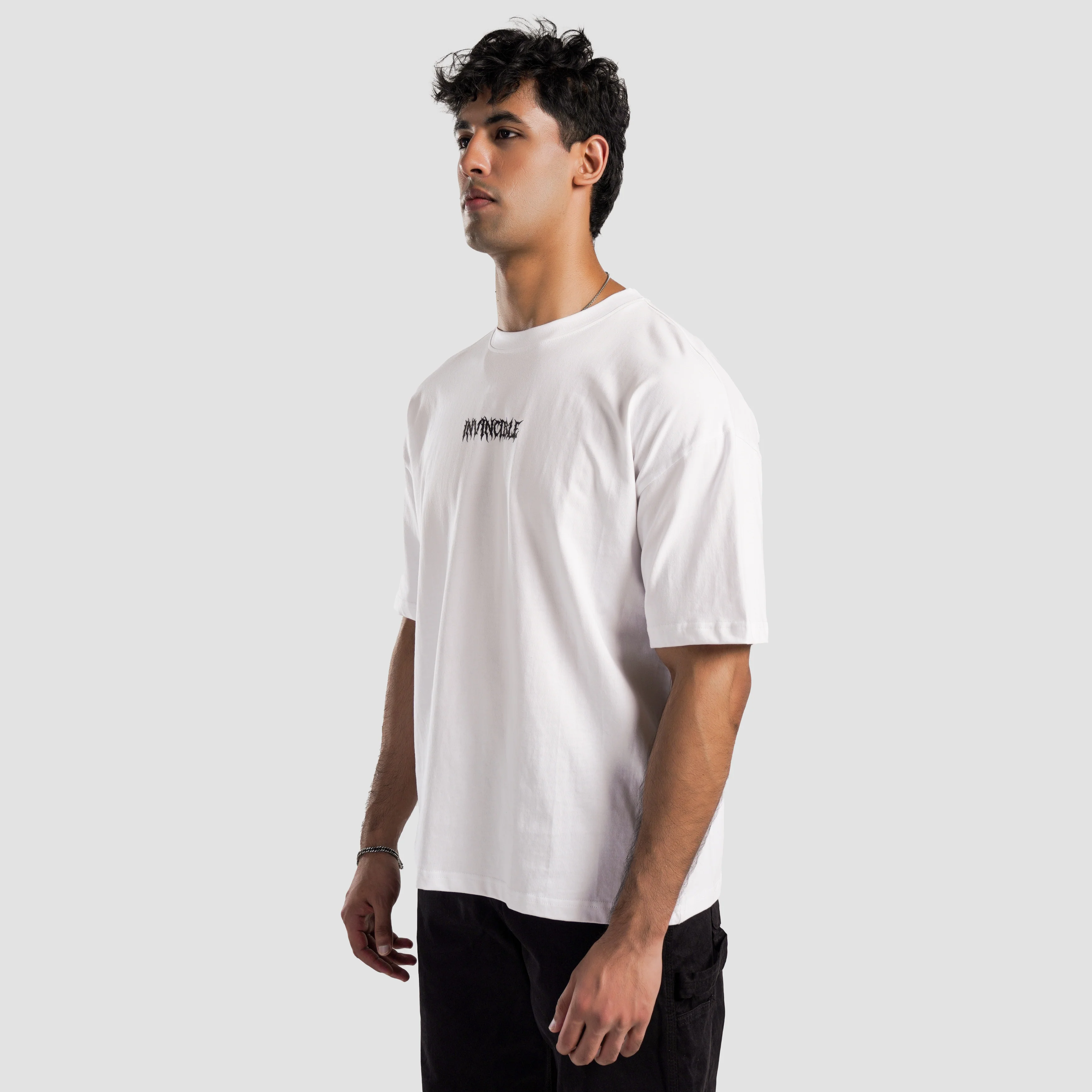 Abstract Tee (White) - Image 3