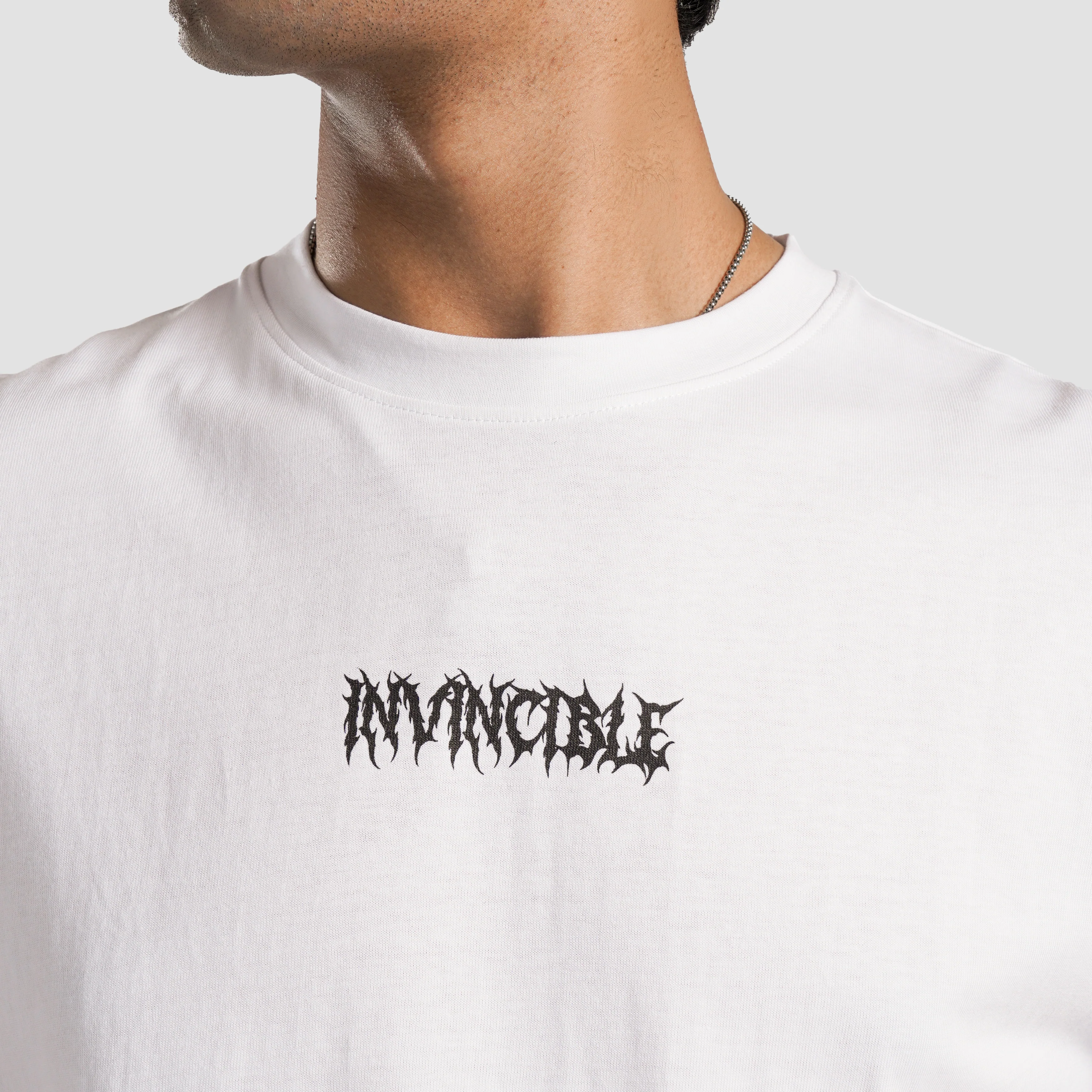 Abstract Tee (White) - Image 5