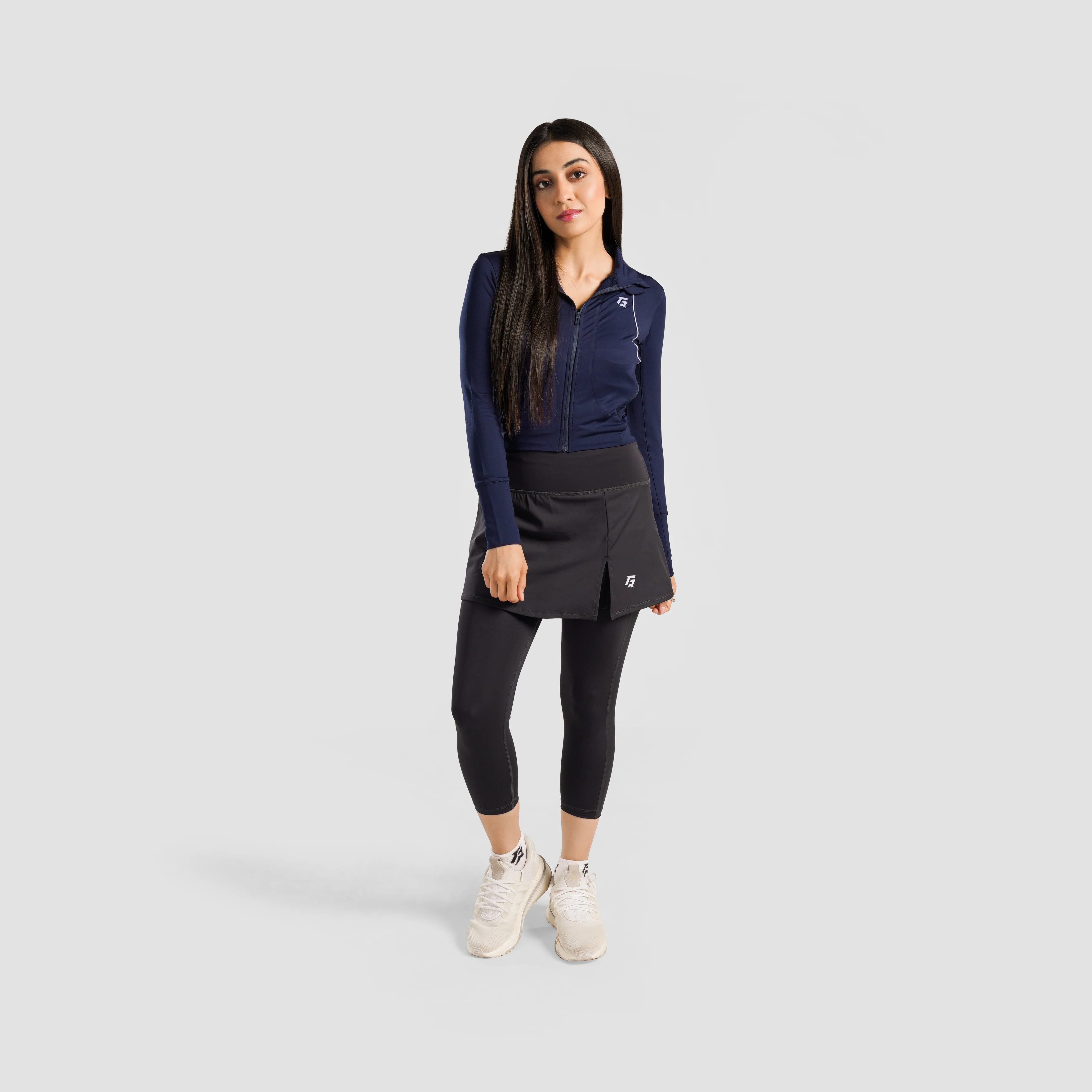 Ace Skirt with Leggings (Black) - Image 4