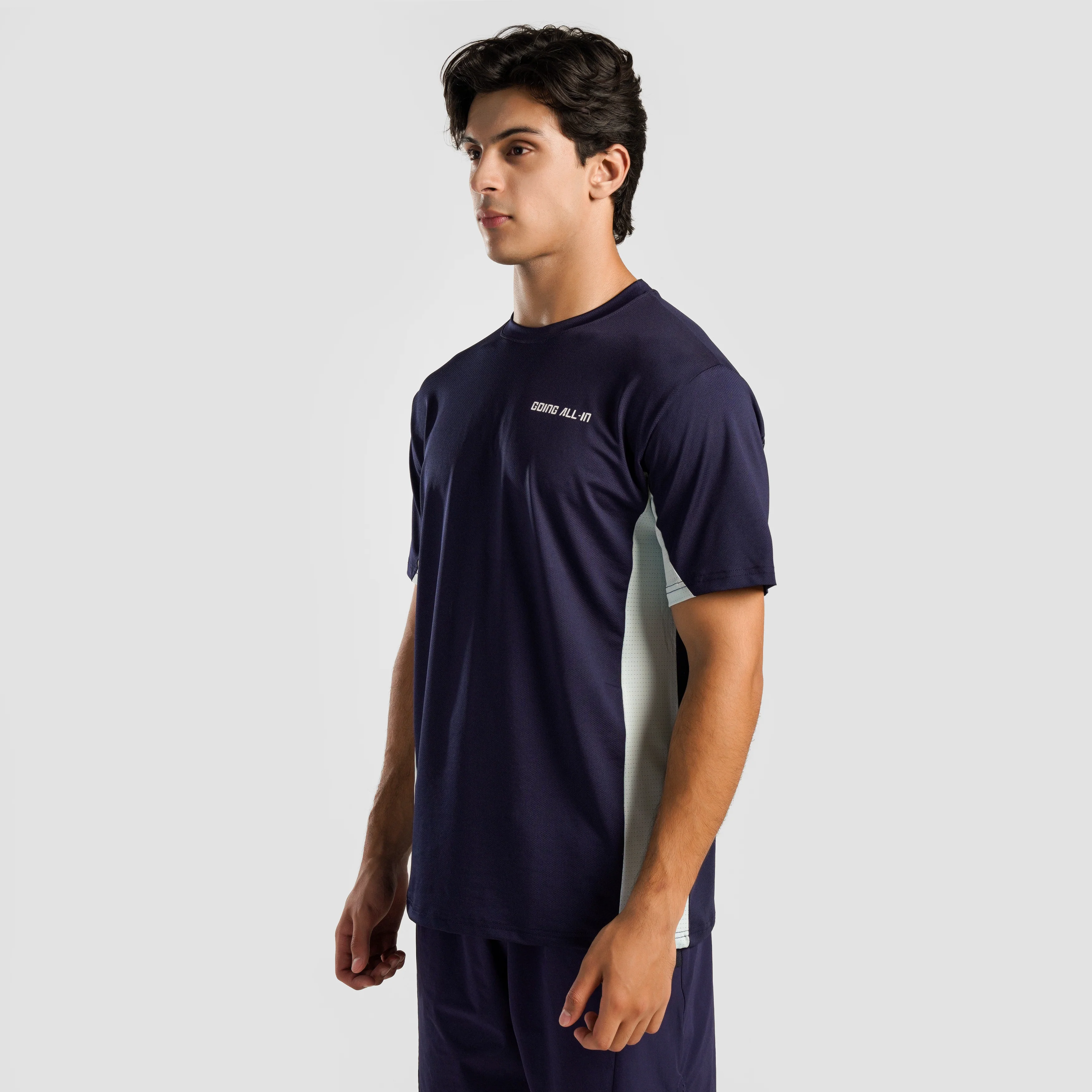 Ace T-Shirt (Navy-Mint Green) - Image 5