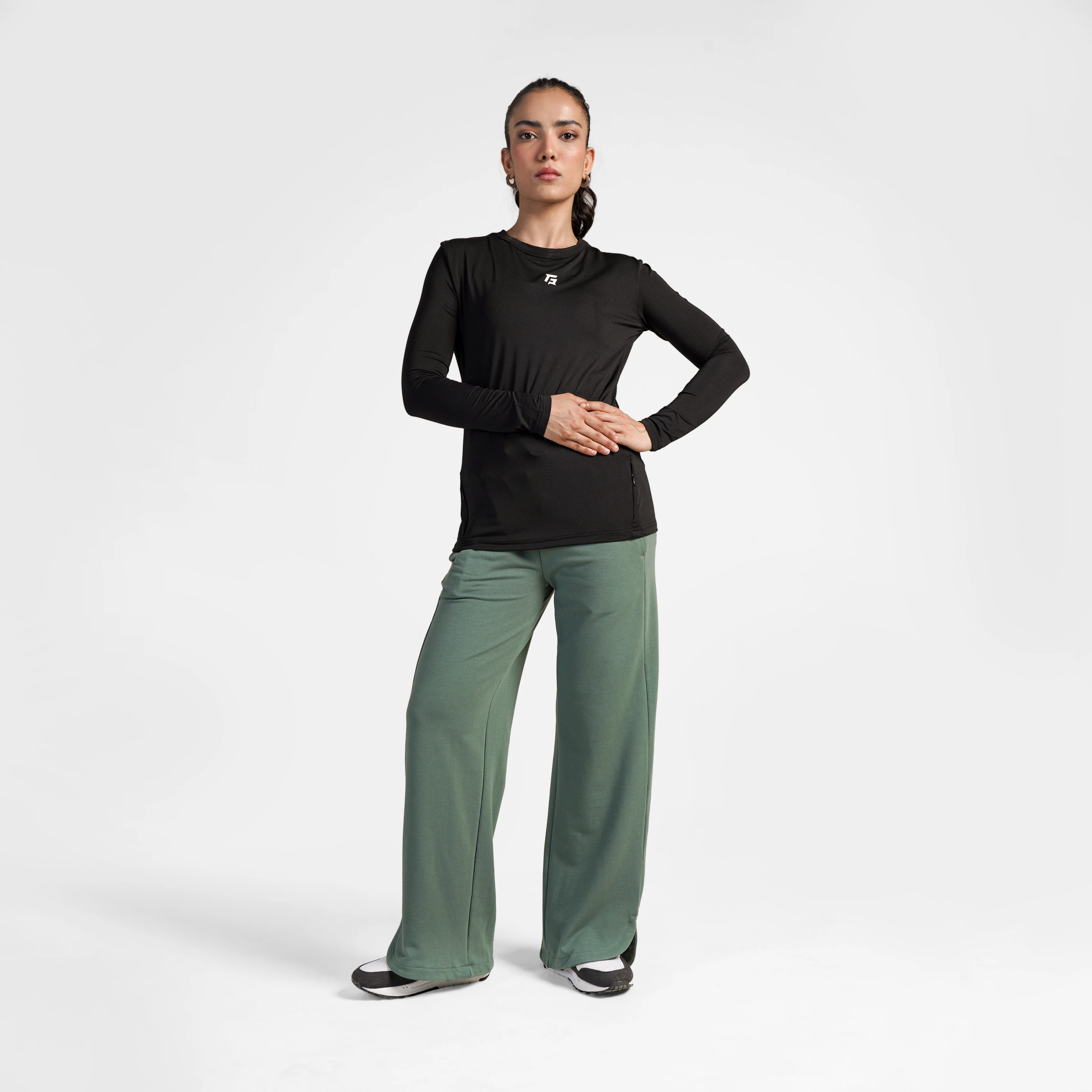 Active Fuse Full Sleeves Tee (Black) - Image 4