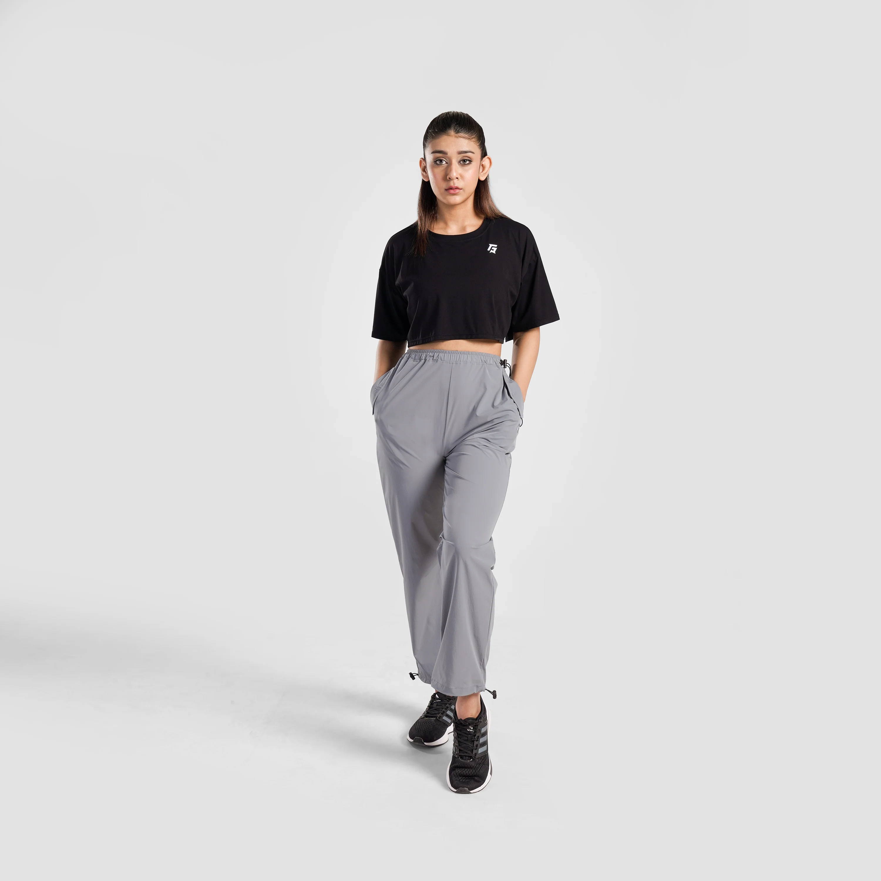 Active Gear Cargo Pants (Light Grey) - Image 4