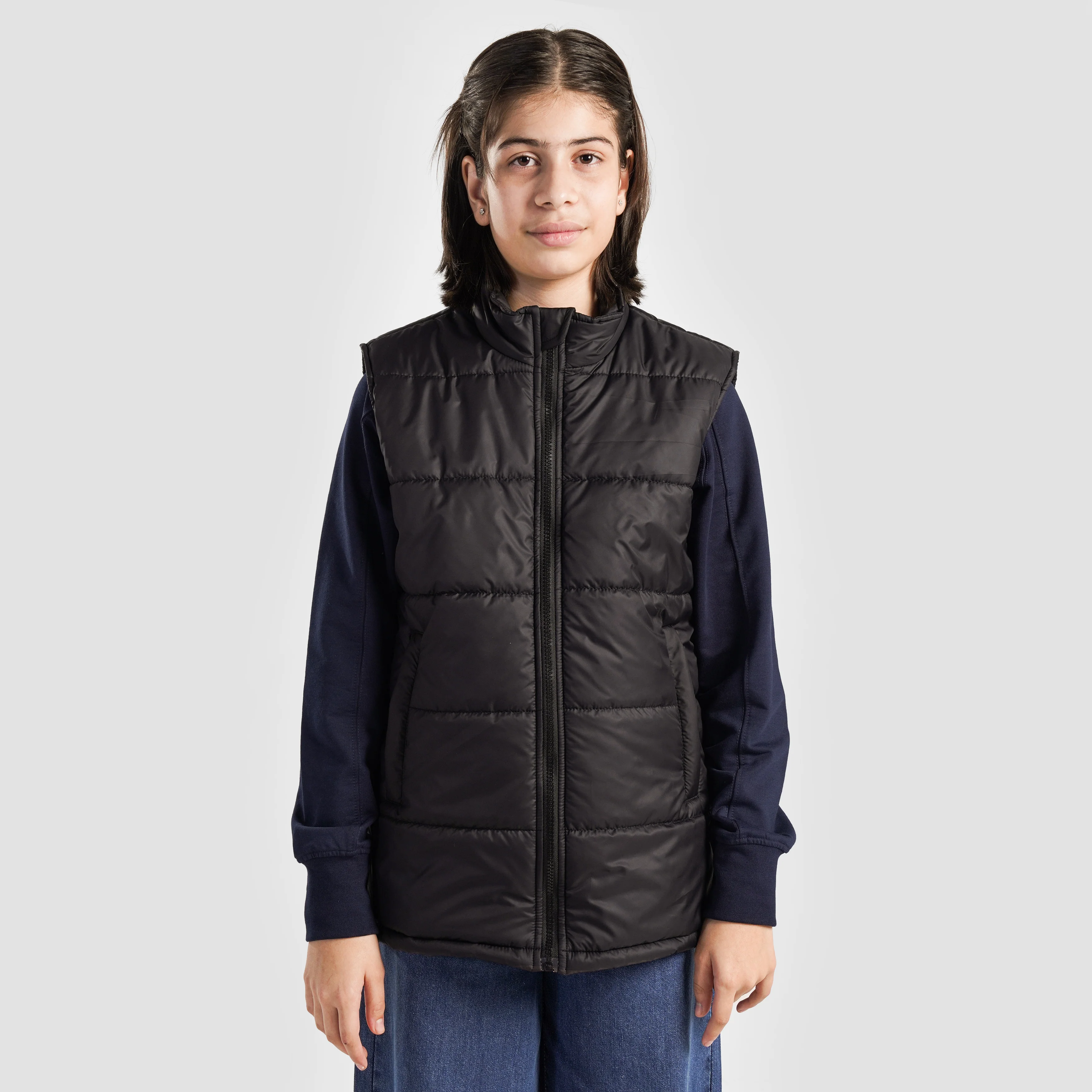 Active Puffer Jacket (Black) - Image 2