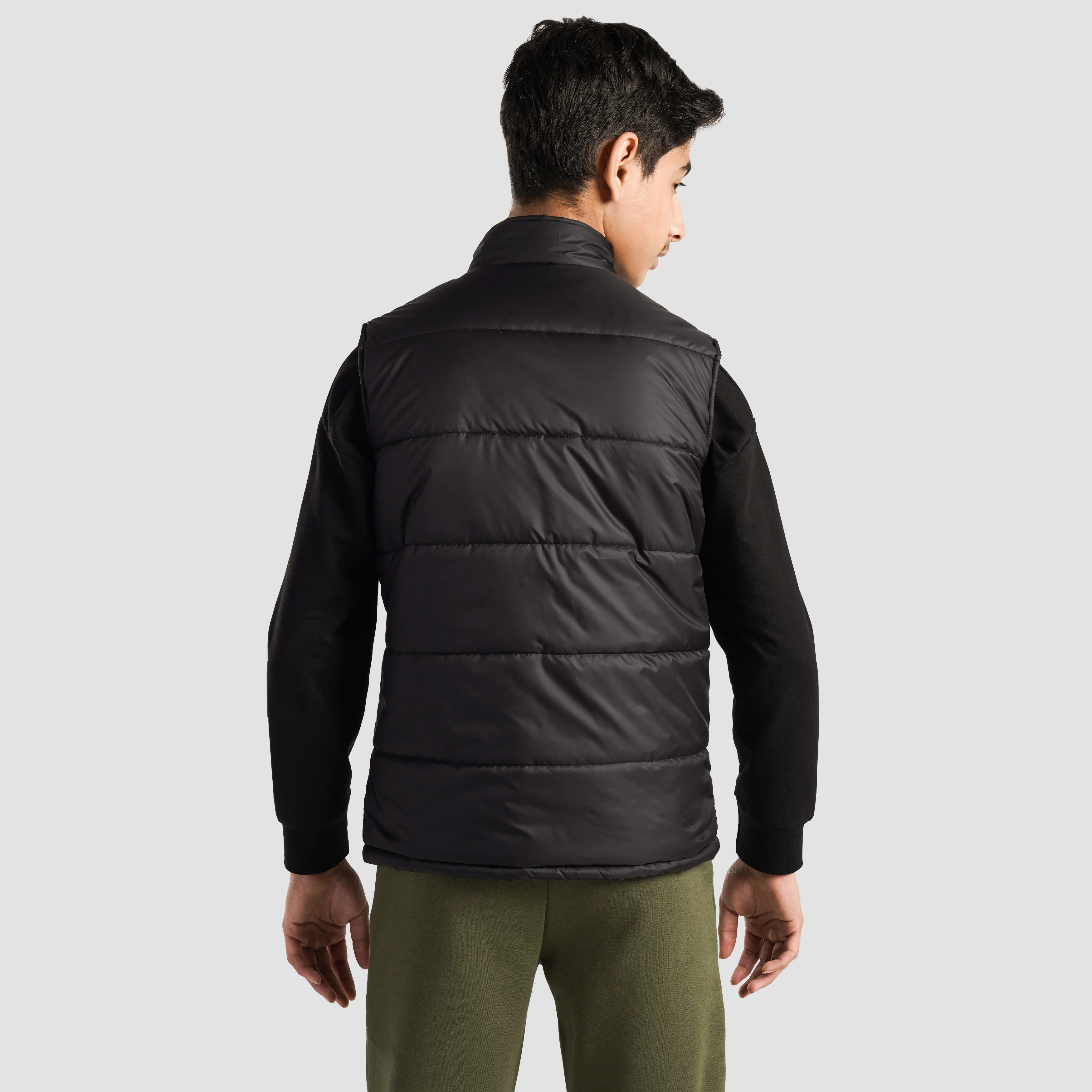 Active Puffer Jacket (Black) - Image 3