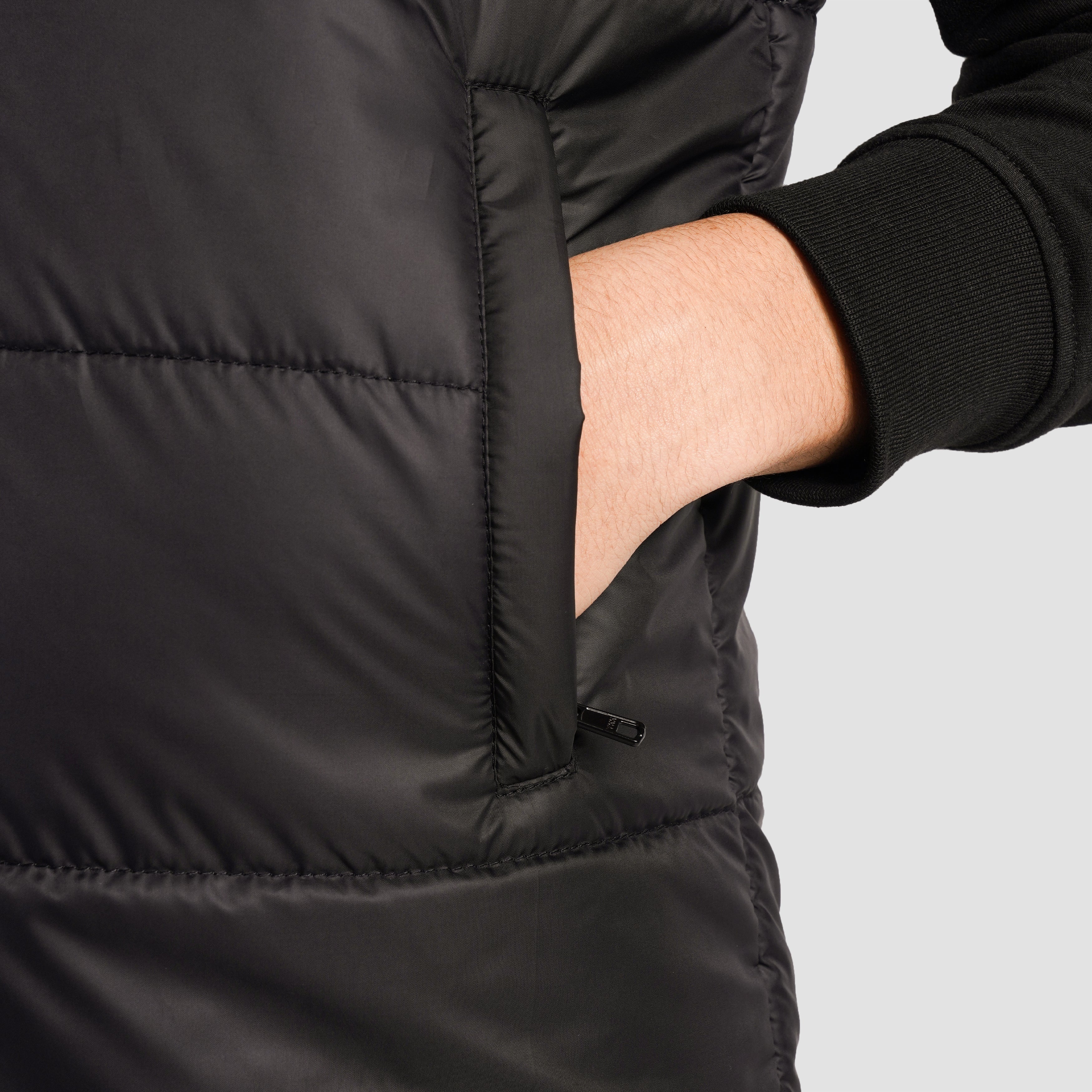Active Puffer Jacket (Black) - Image 4