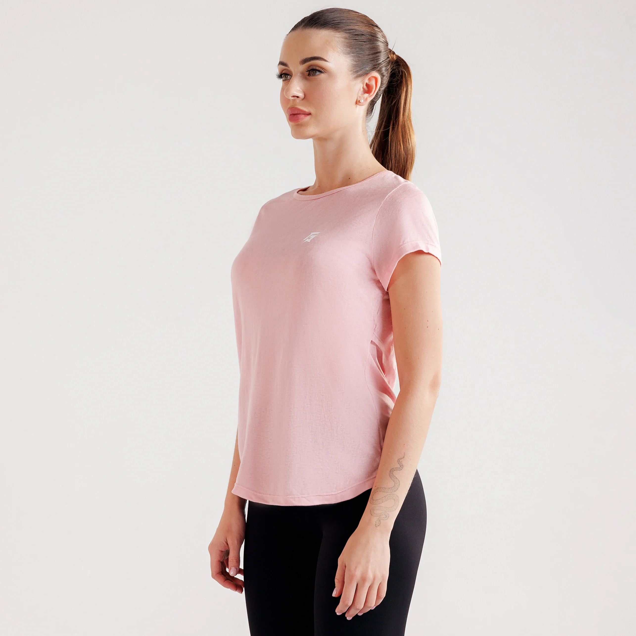 Active Pulse Tee (Powder Pink) - Image 3