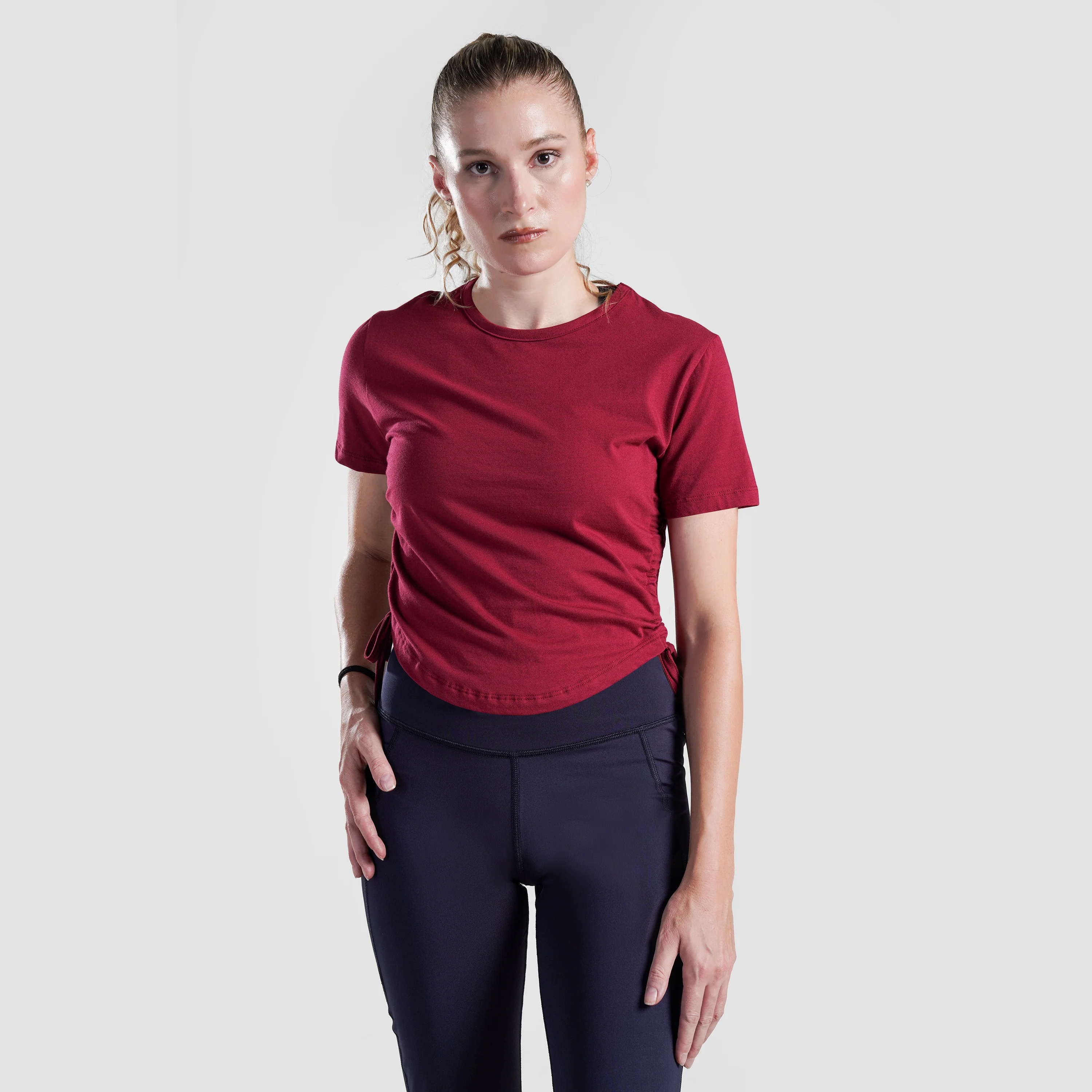 Active Shape Crop Tee (Red)