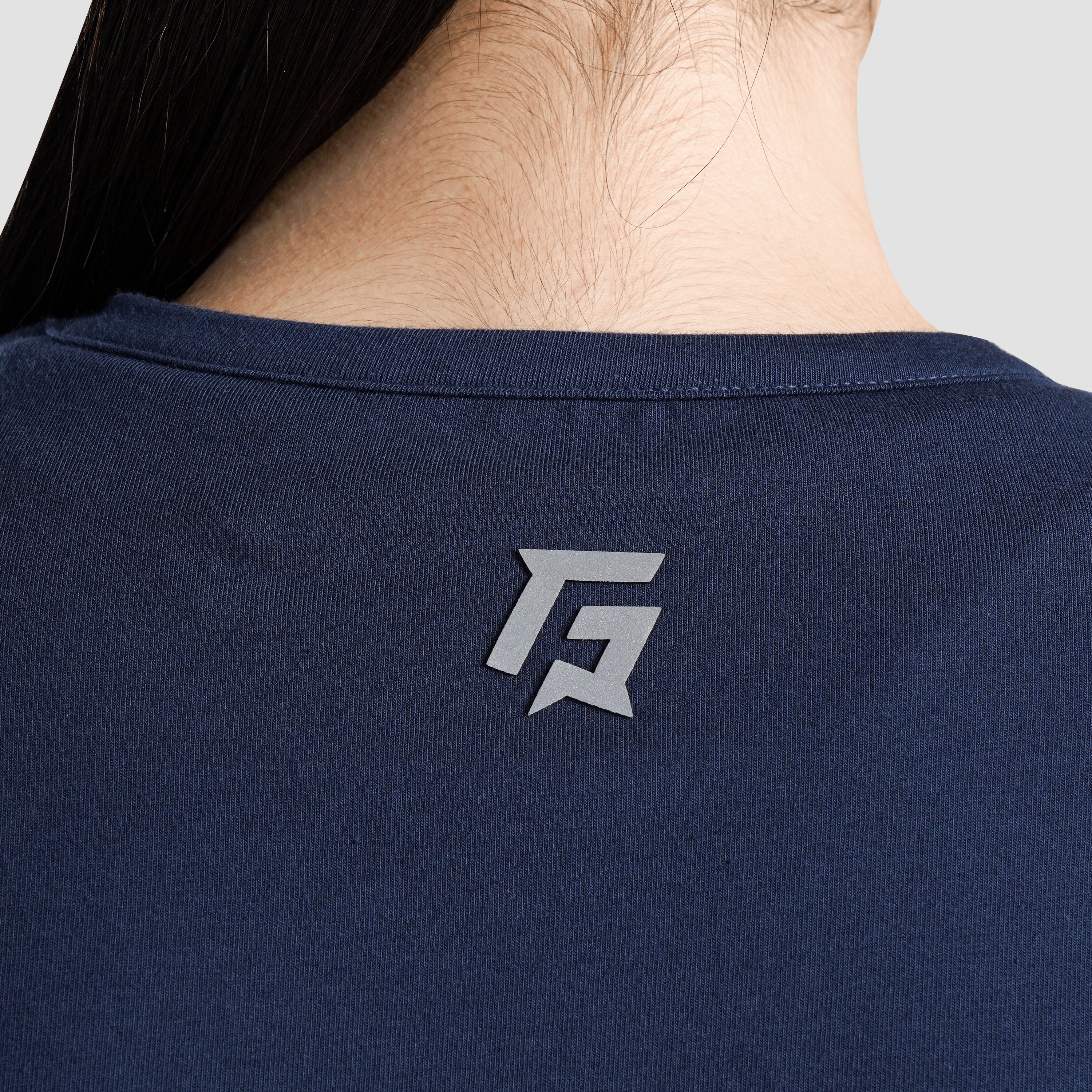 Active Shape Crop Tee (Navy) - Image 6