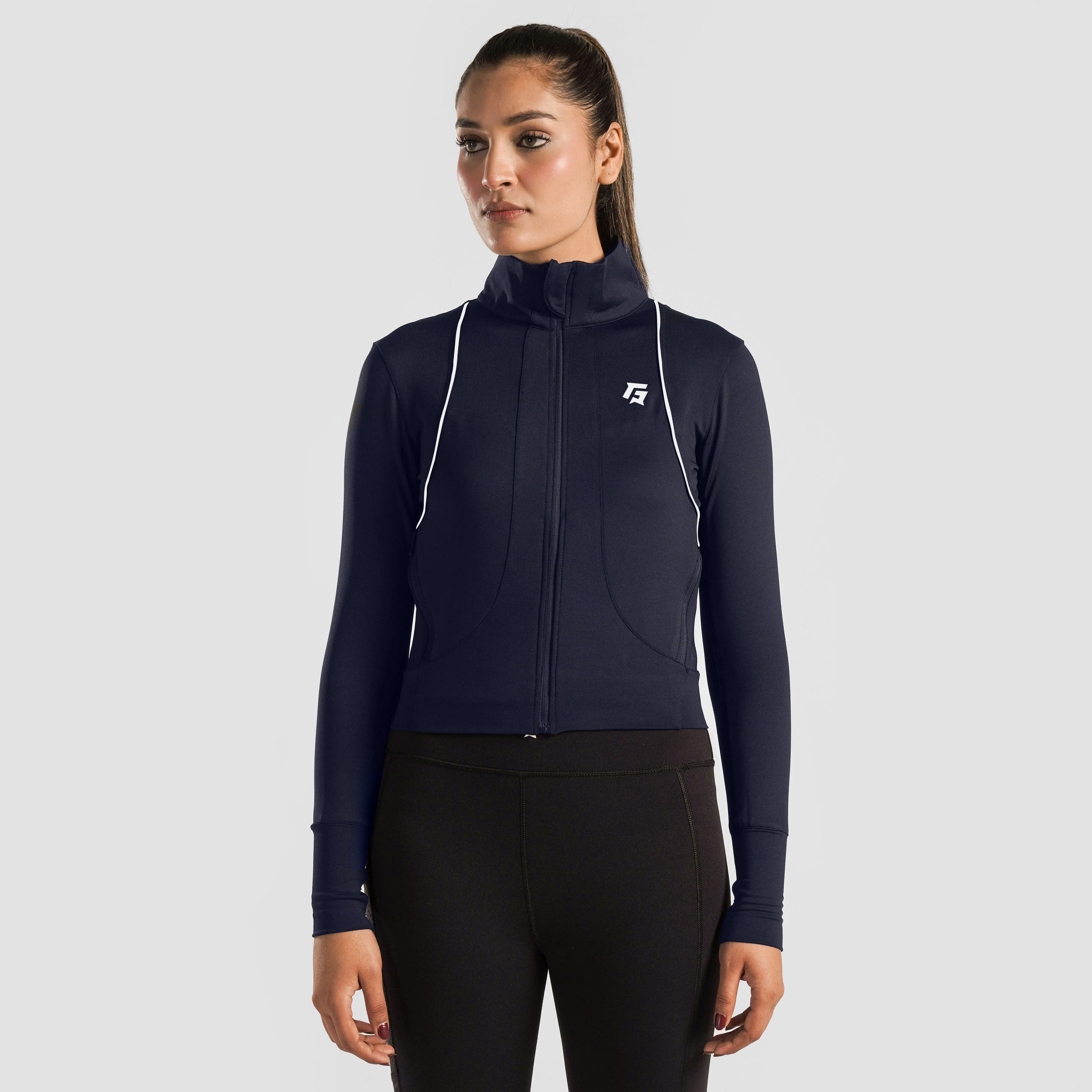 Aero Fit Slim Jacket (Navy) - Image 2