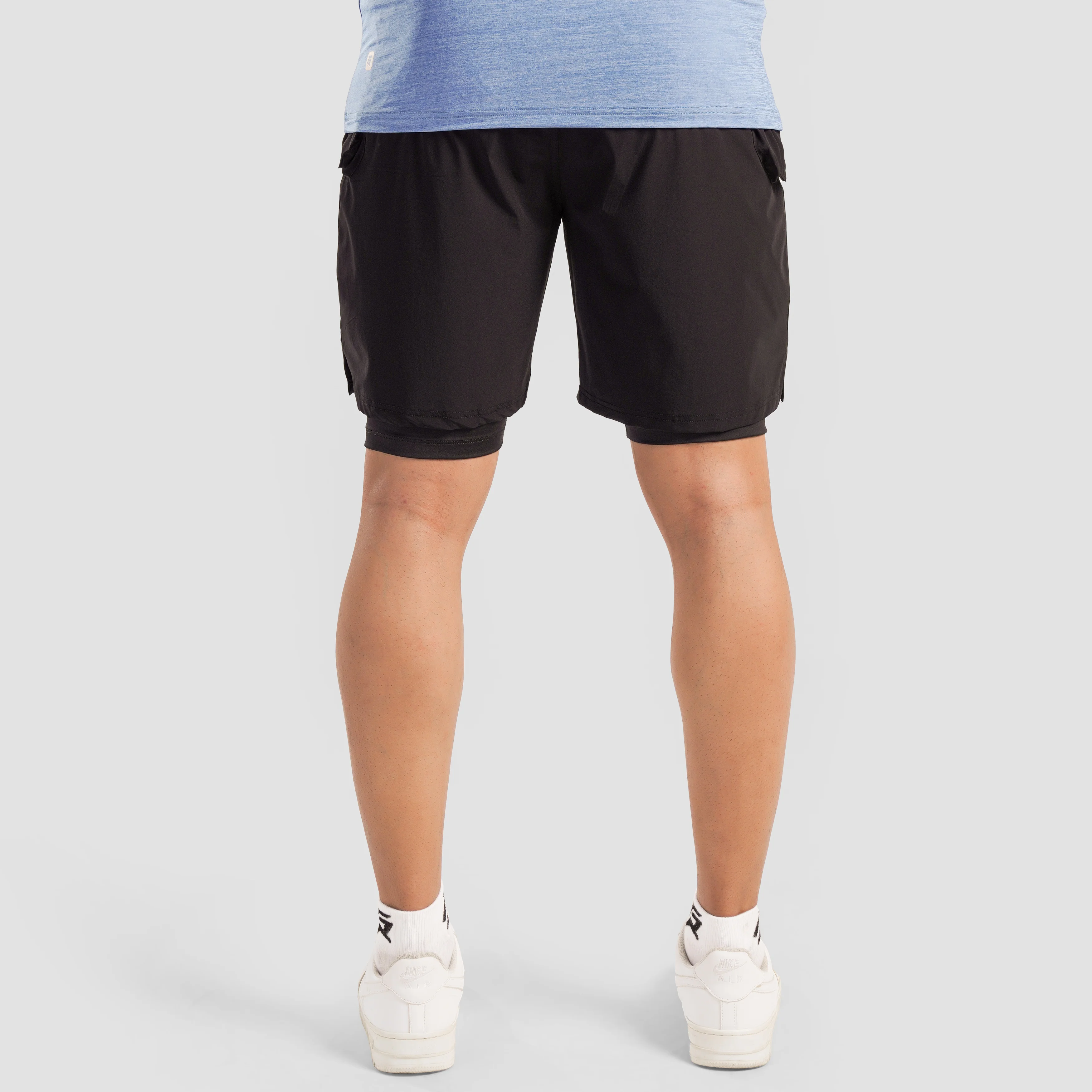 Aero Patch Shorts (Black) - Image 2