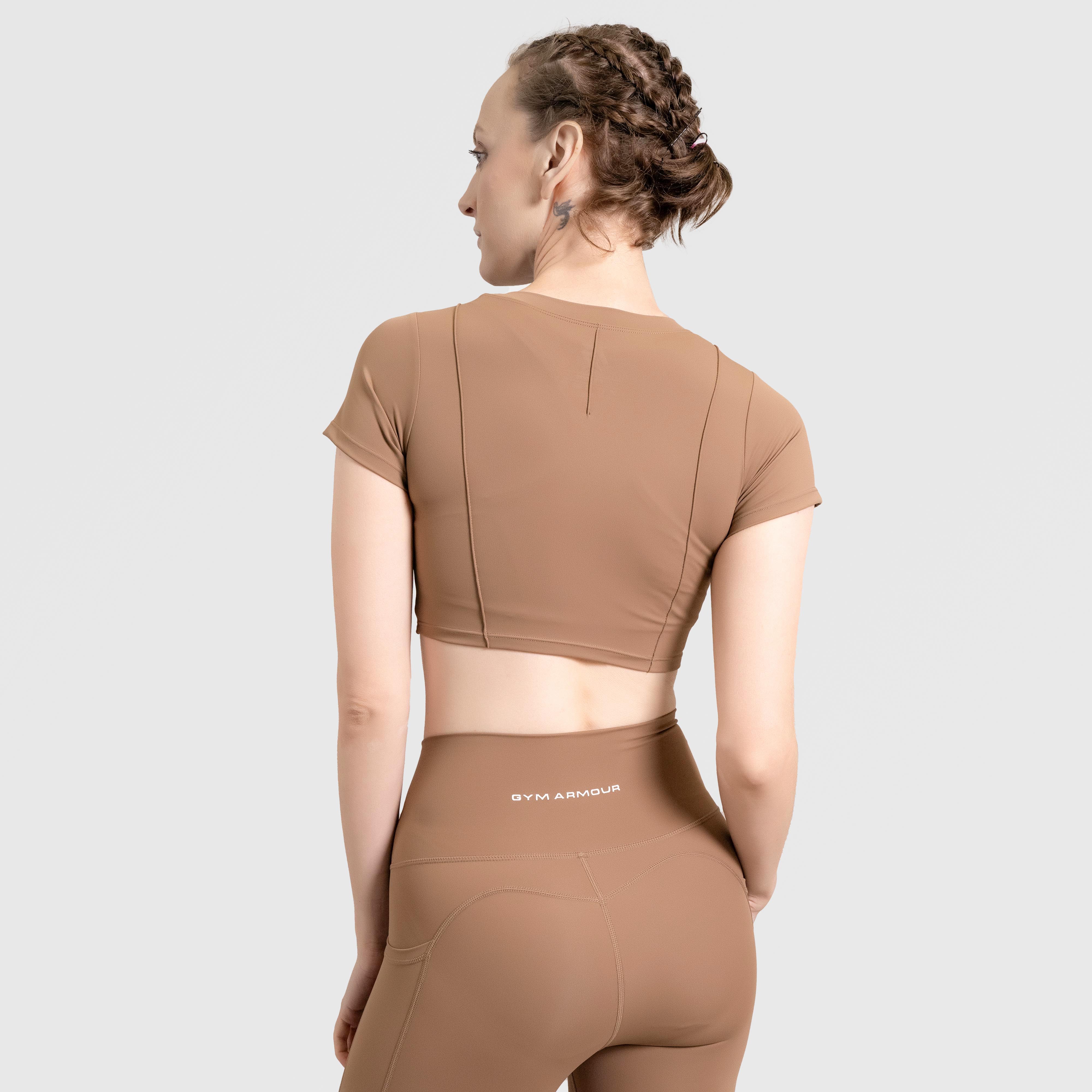 Align Crop Top (Beige) - Image 2