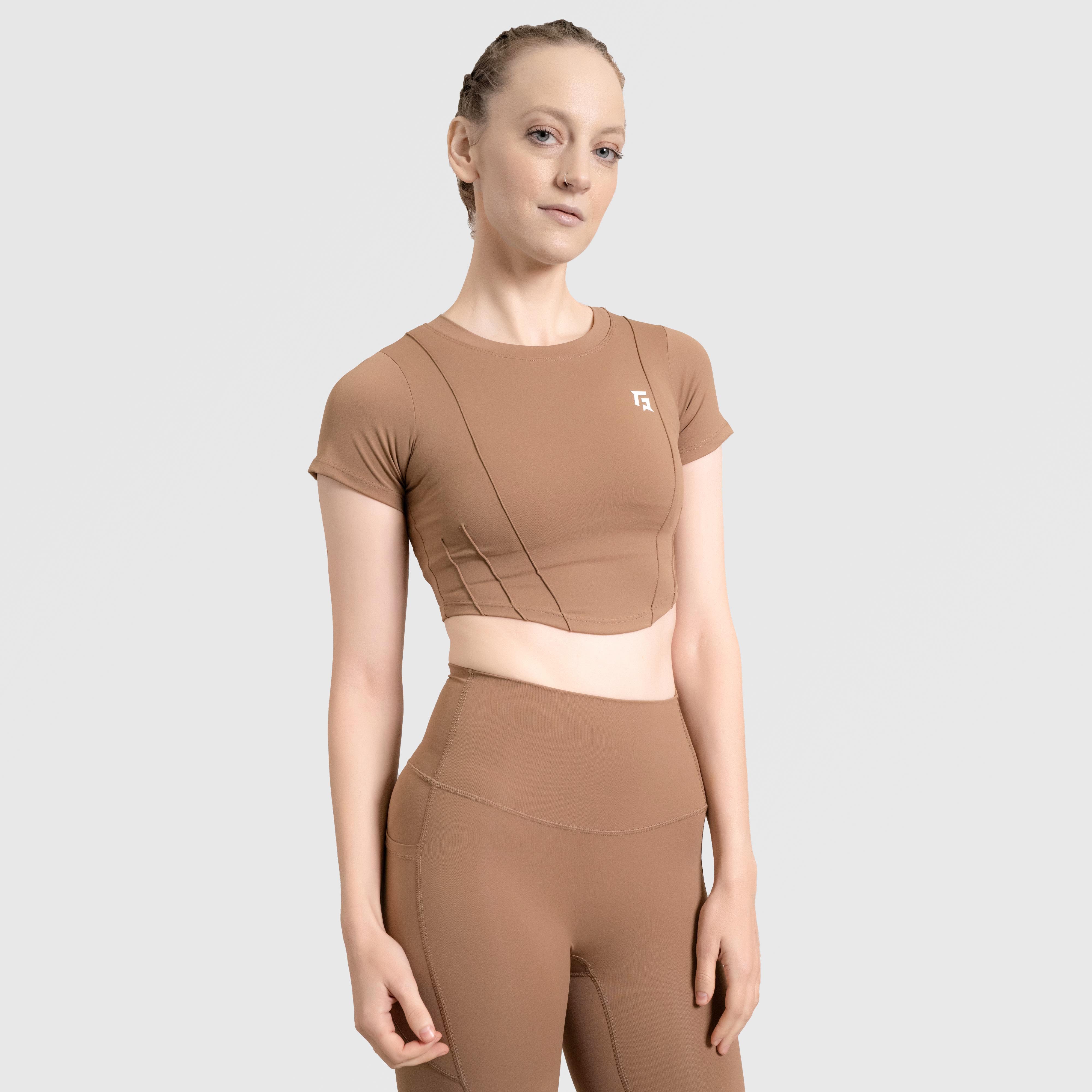 Align Crop Top (Beige) - Image 3