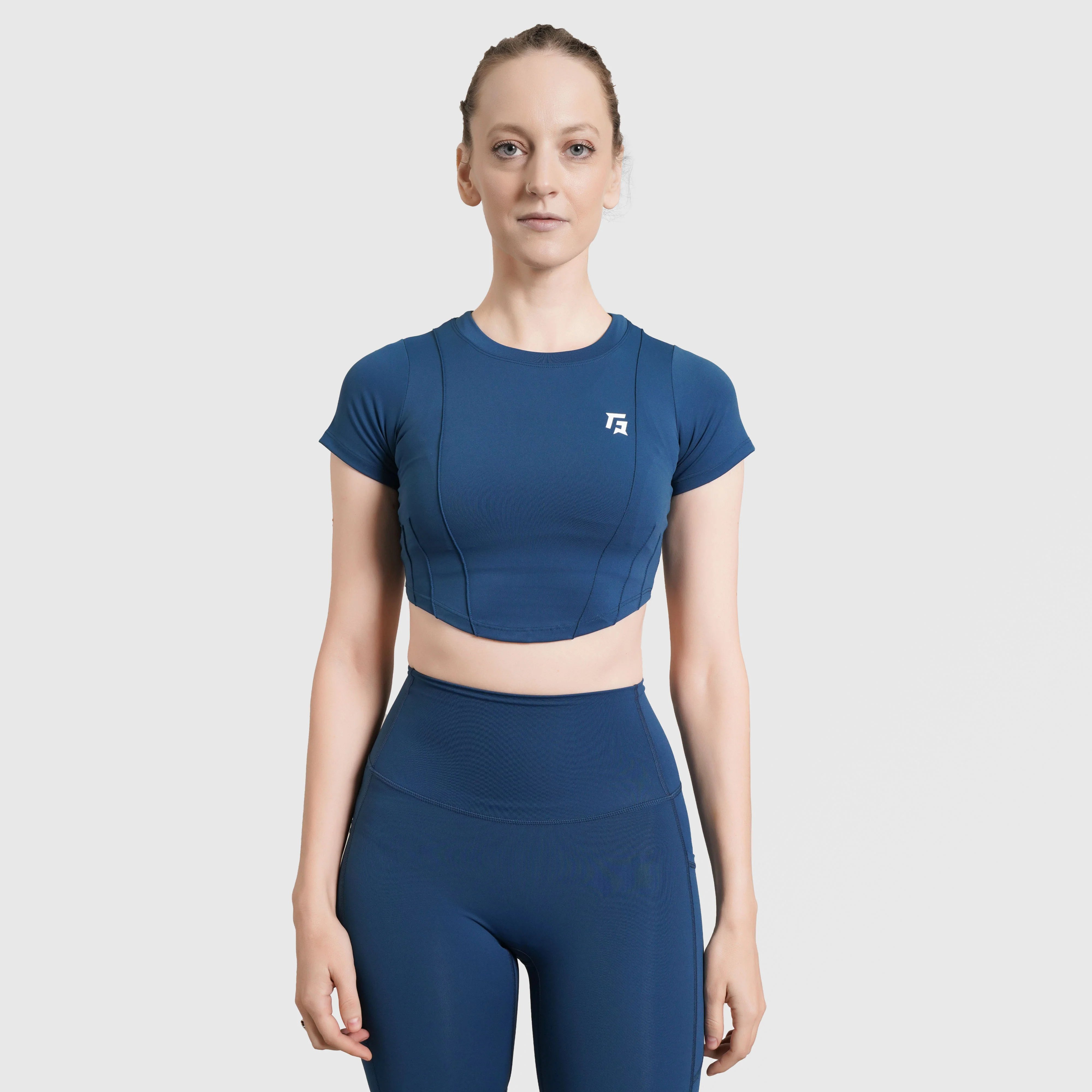 Align Crop Top (Teal)