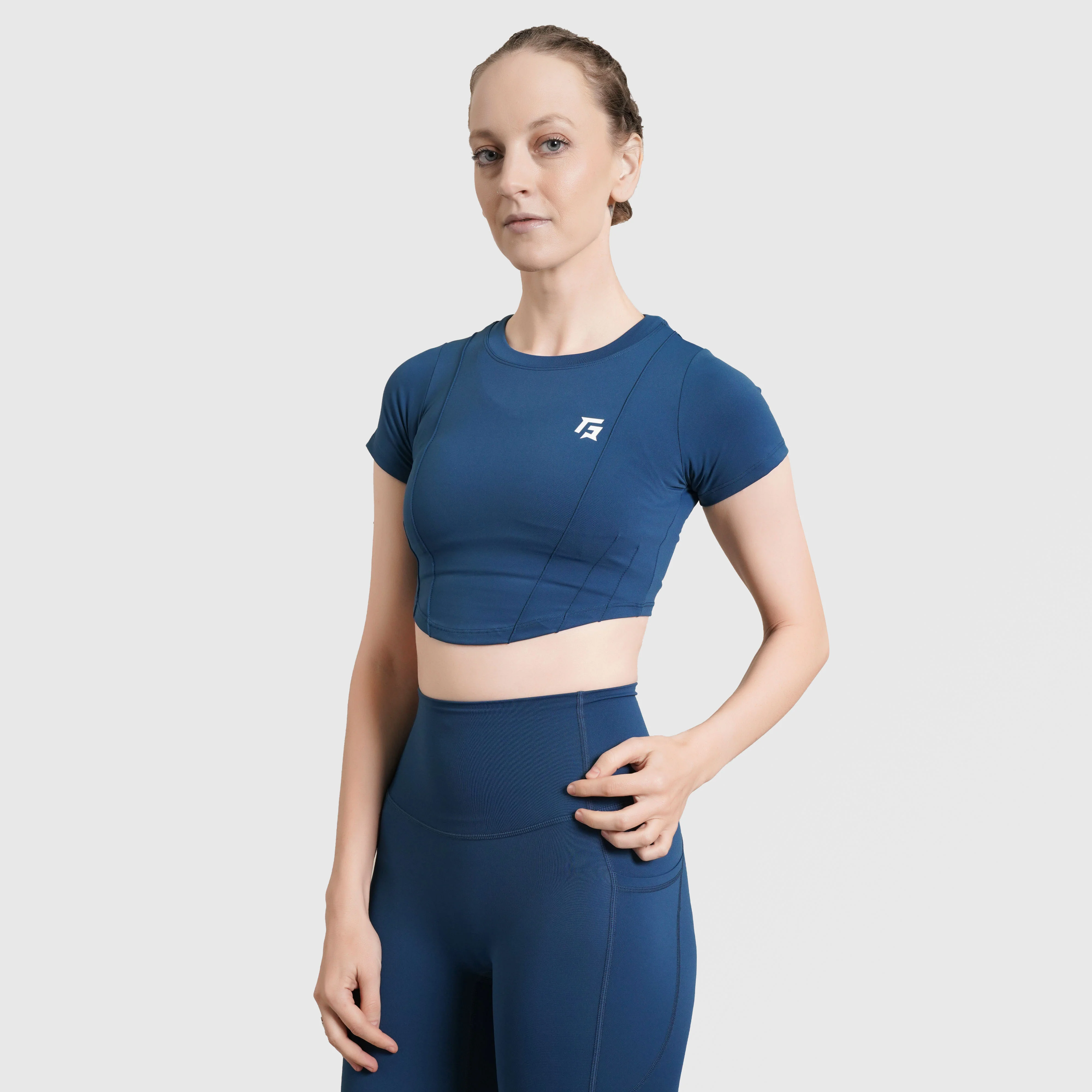 Align Crop Top (Teal) - Image 3