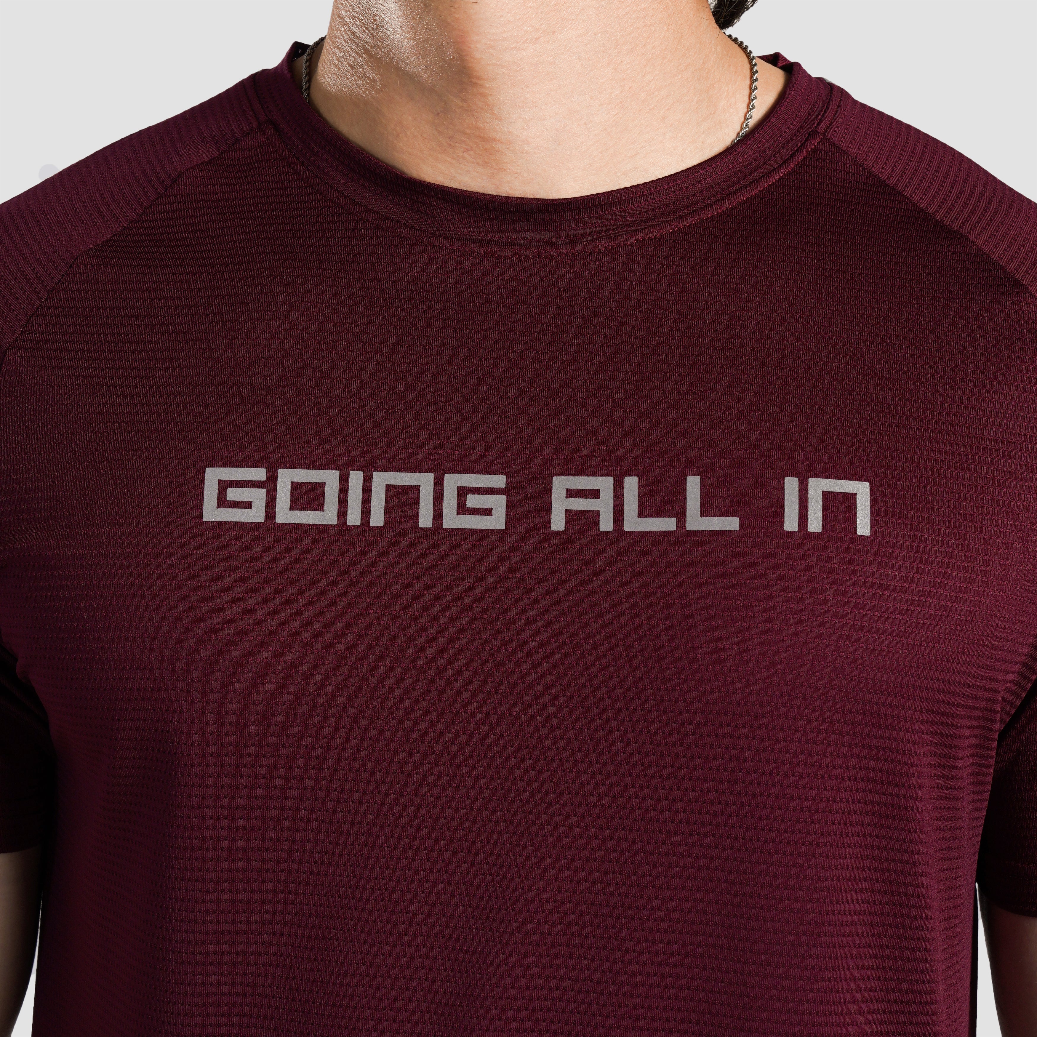 All In Active Tee (Maroon) - Image 6