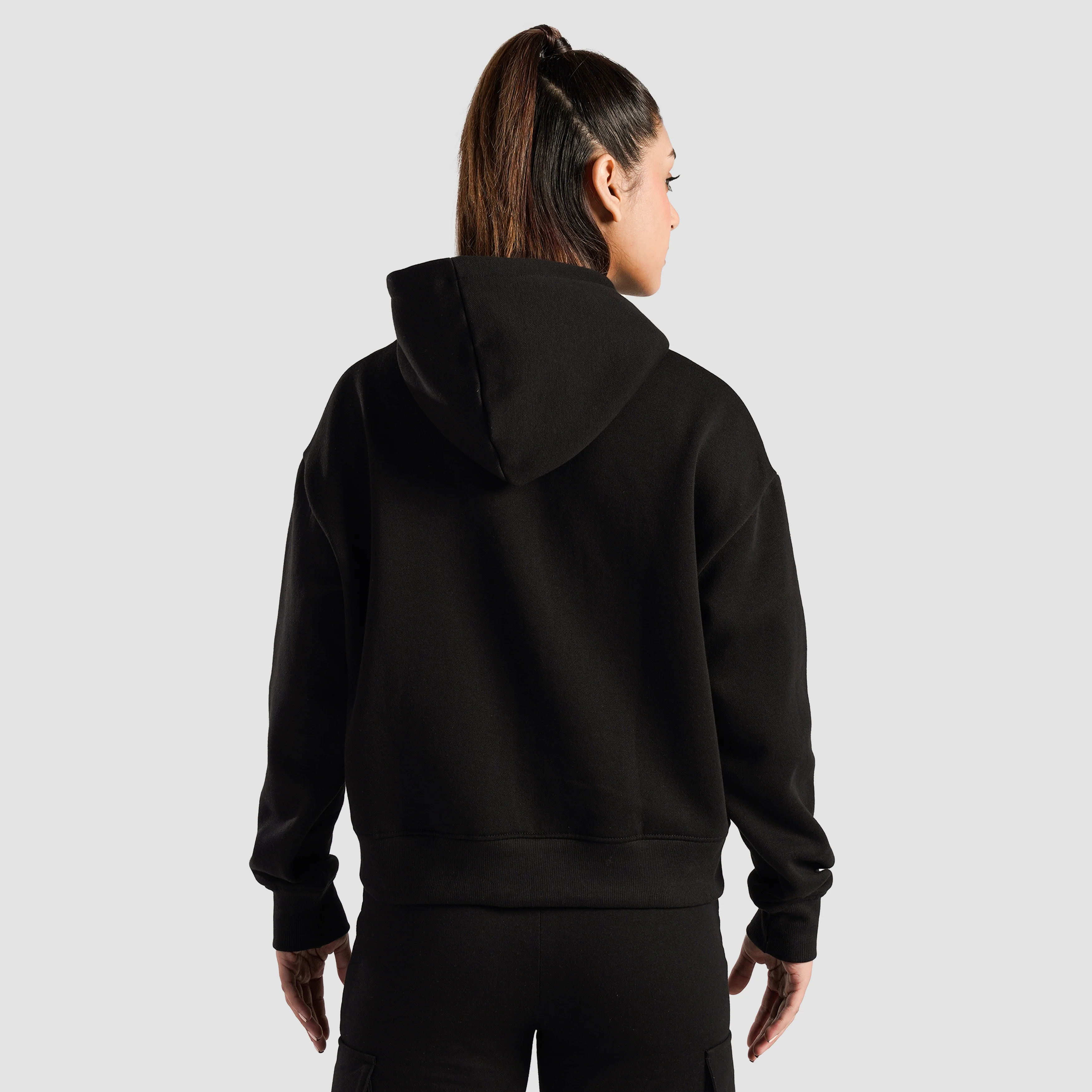 Apex Stride Zipper Hoodie (Black) - Image 2