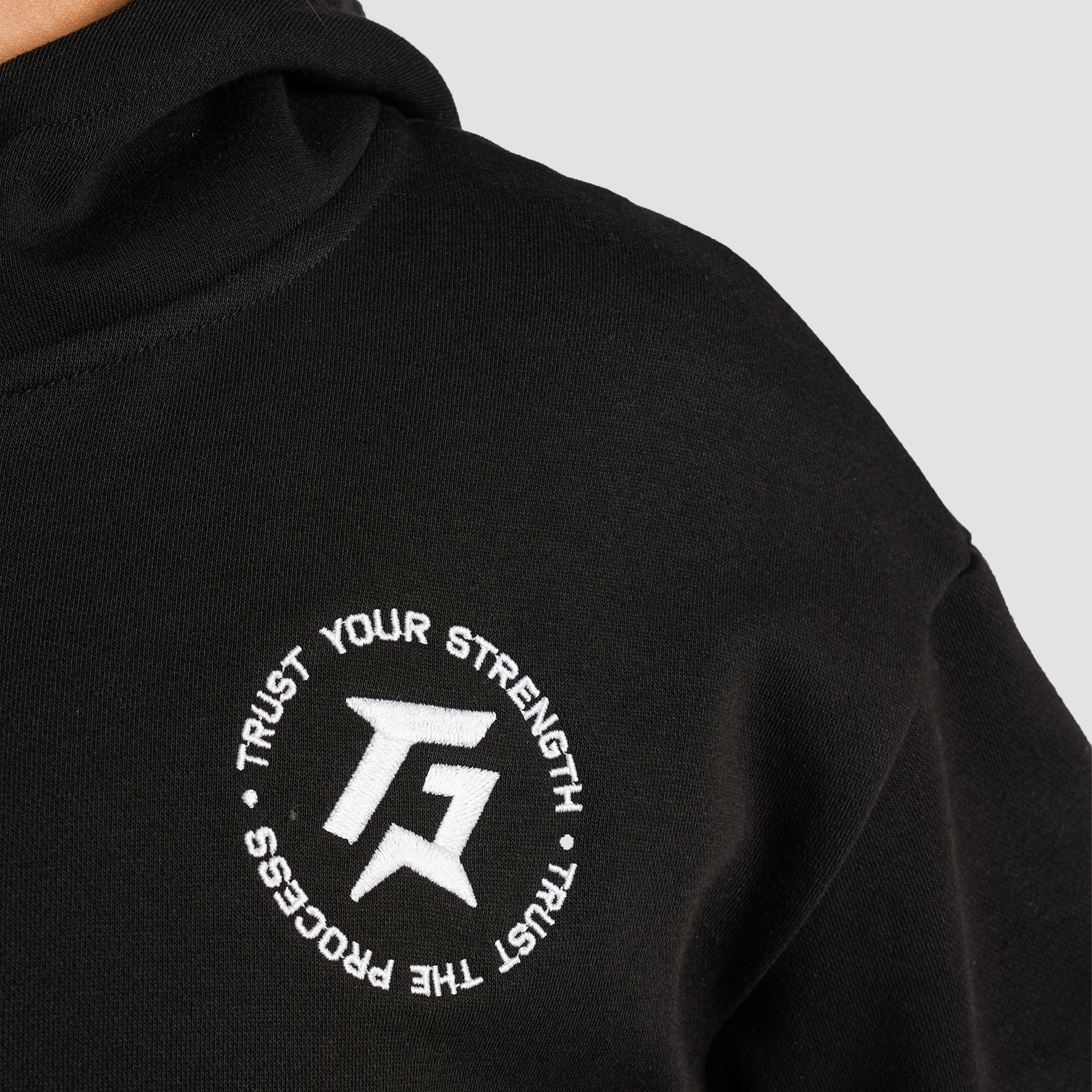 Apex Stride Zipper Hoodie (Black) - Image 5