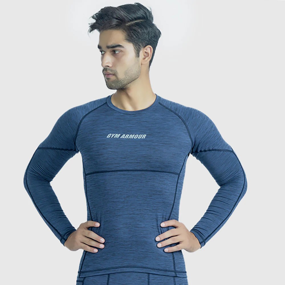 Armour Compression LongSleeves Tee (Navy) - Image 3