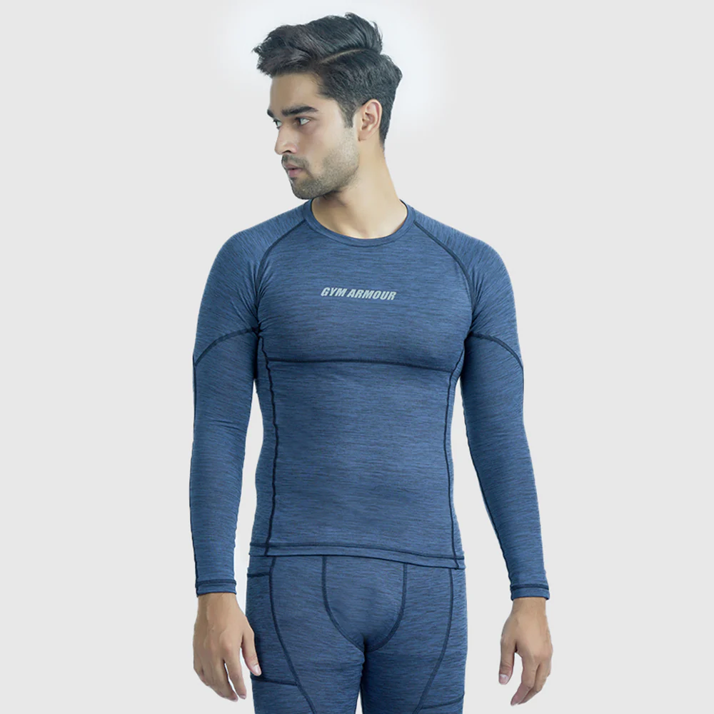 Armour Compression LongSleeves Tee (Navy) - Image 4