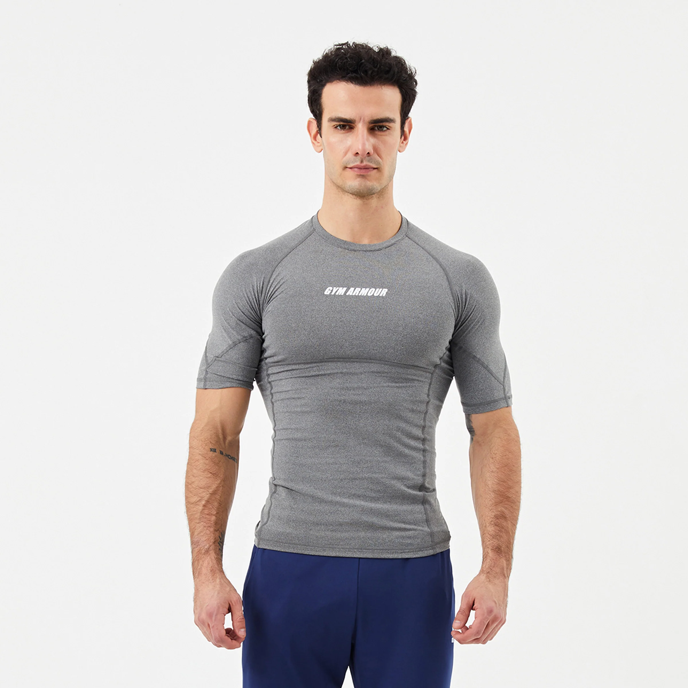 Armour Compression Shirt (Grey) - Image 3