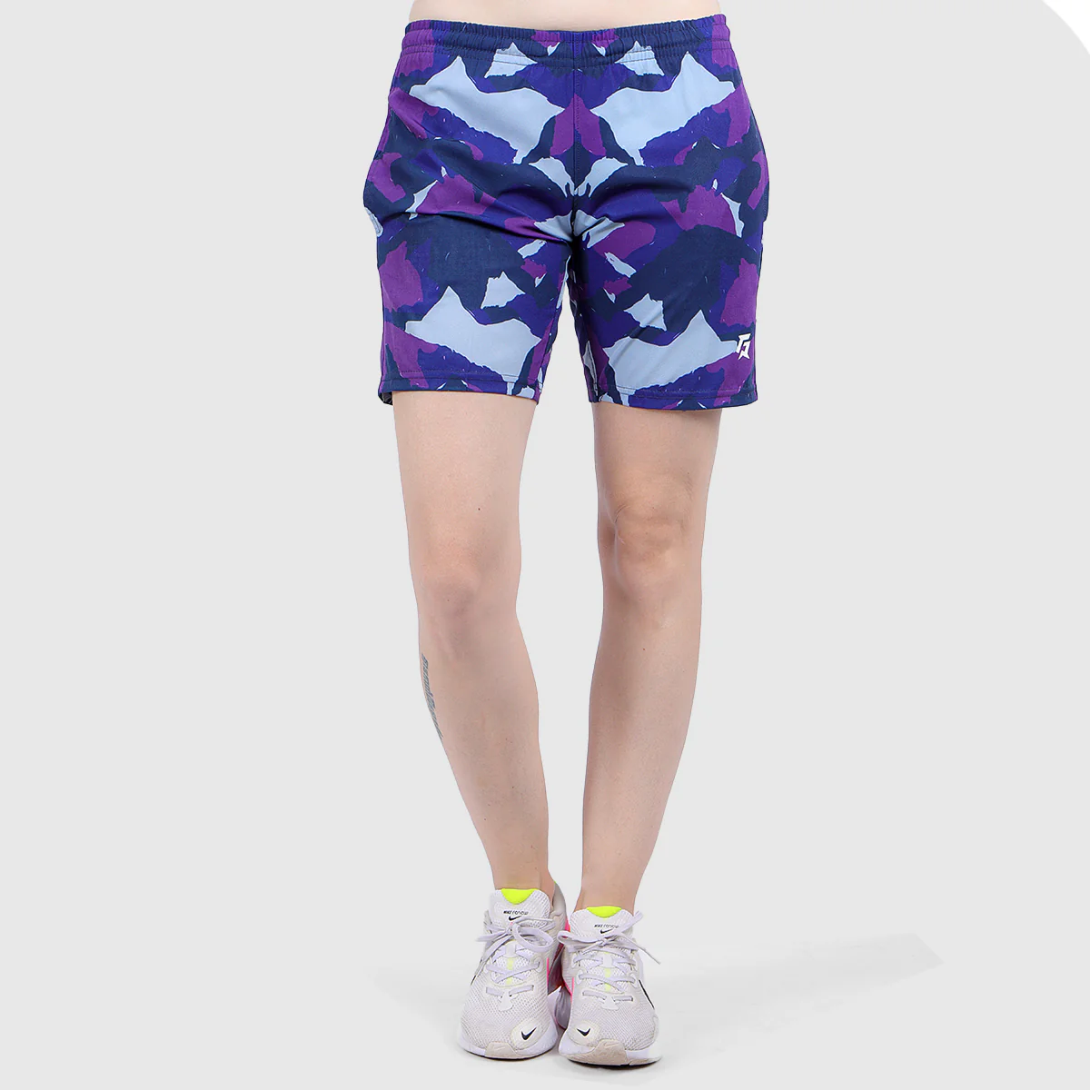 Armour Graphic Shorts (Purple) - Image 4