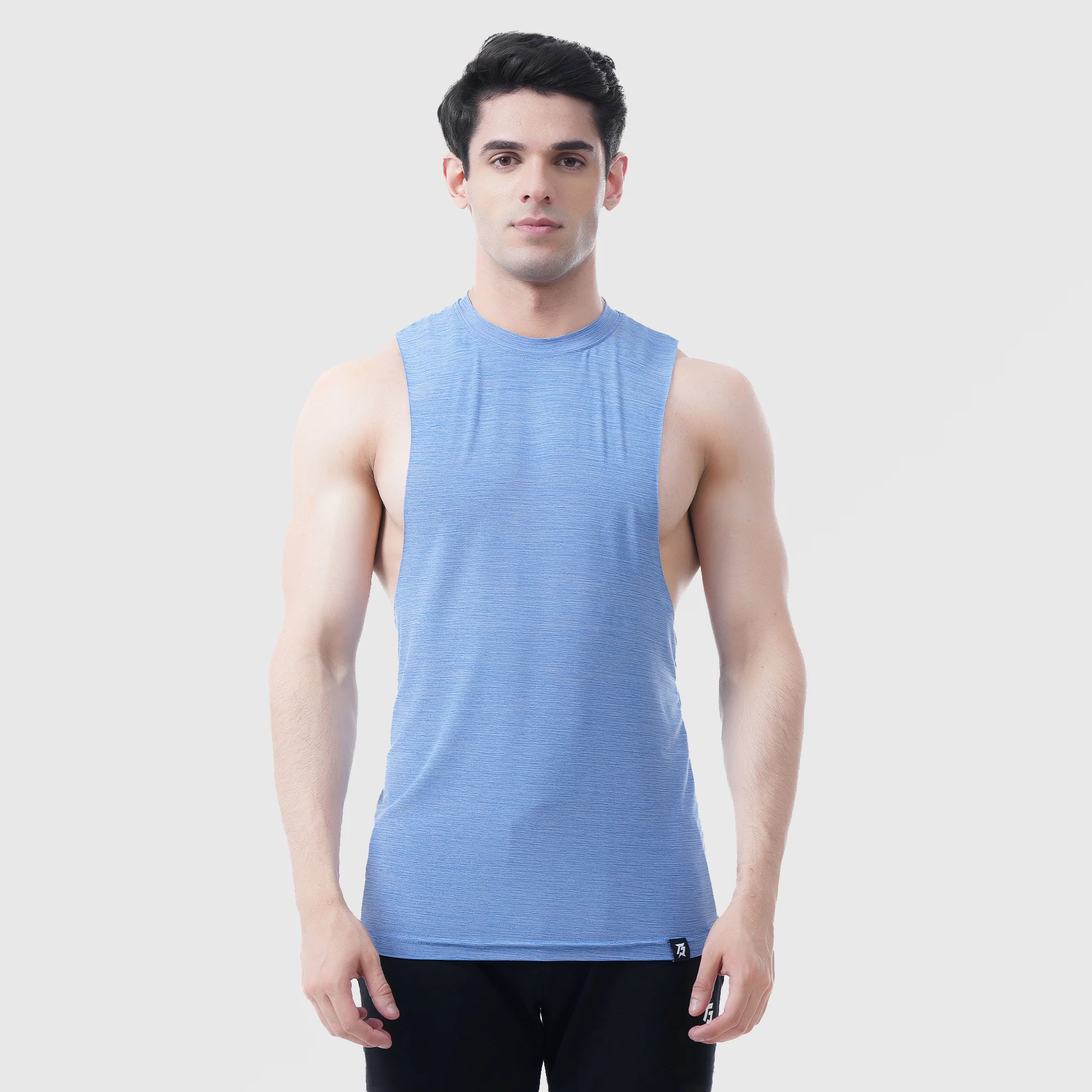 Athletic Drop Arm Tank (Light Blue) - Image 3