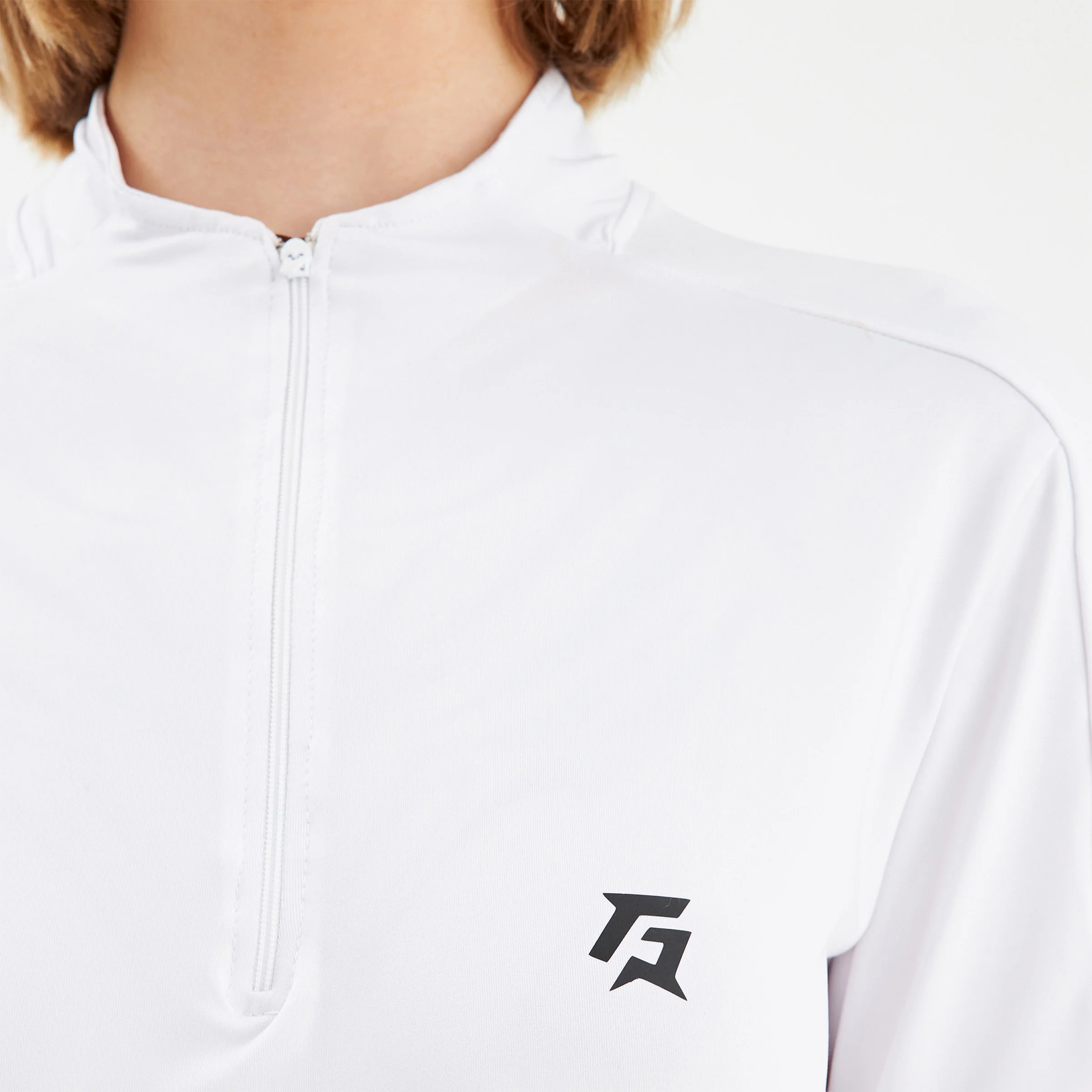 Balance 1/2 Zip Jacket (White) - Image 3