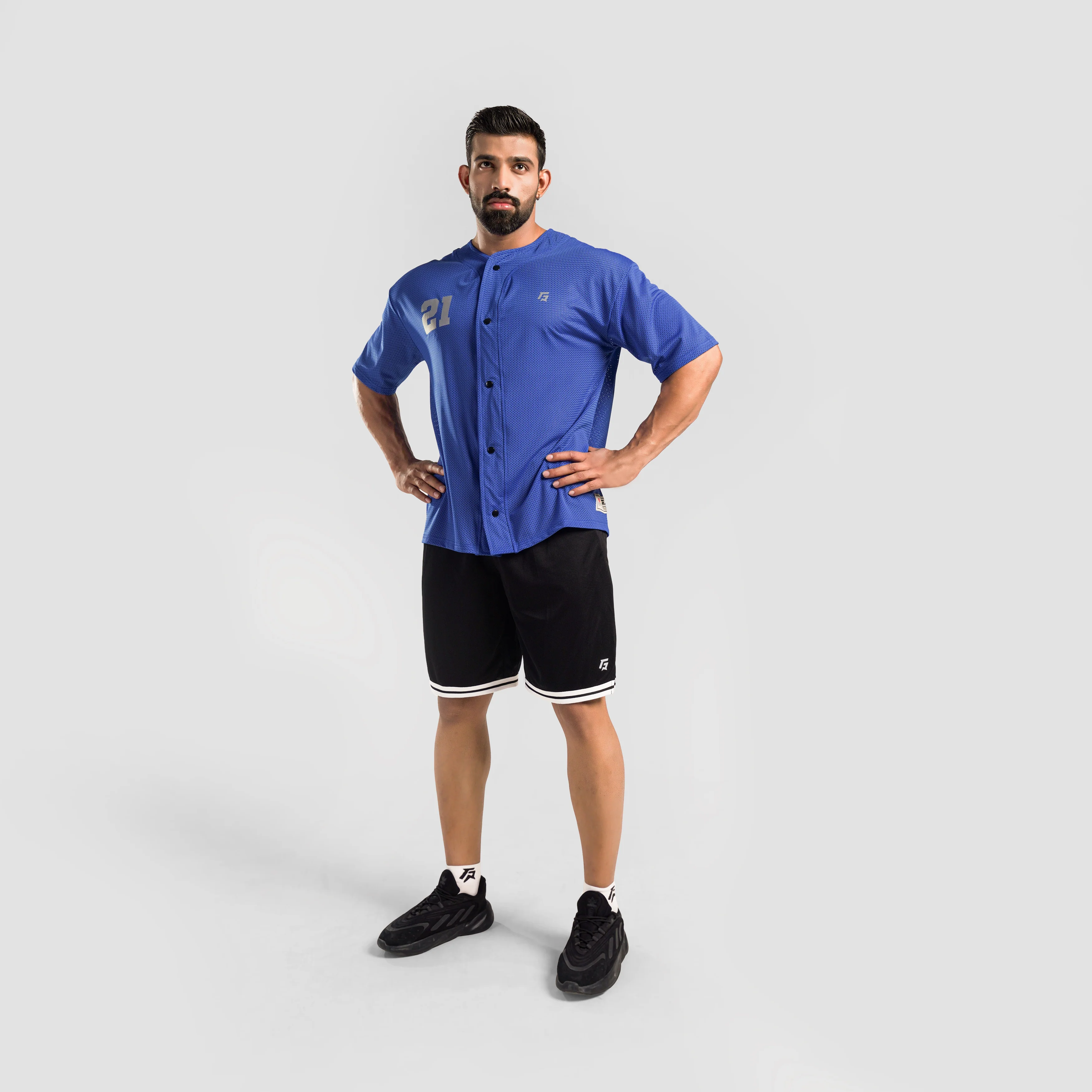 BaseBall Tee (Blue) - Image 4