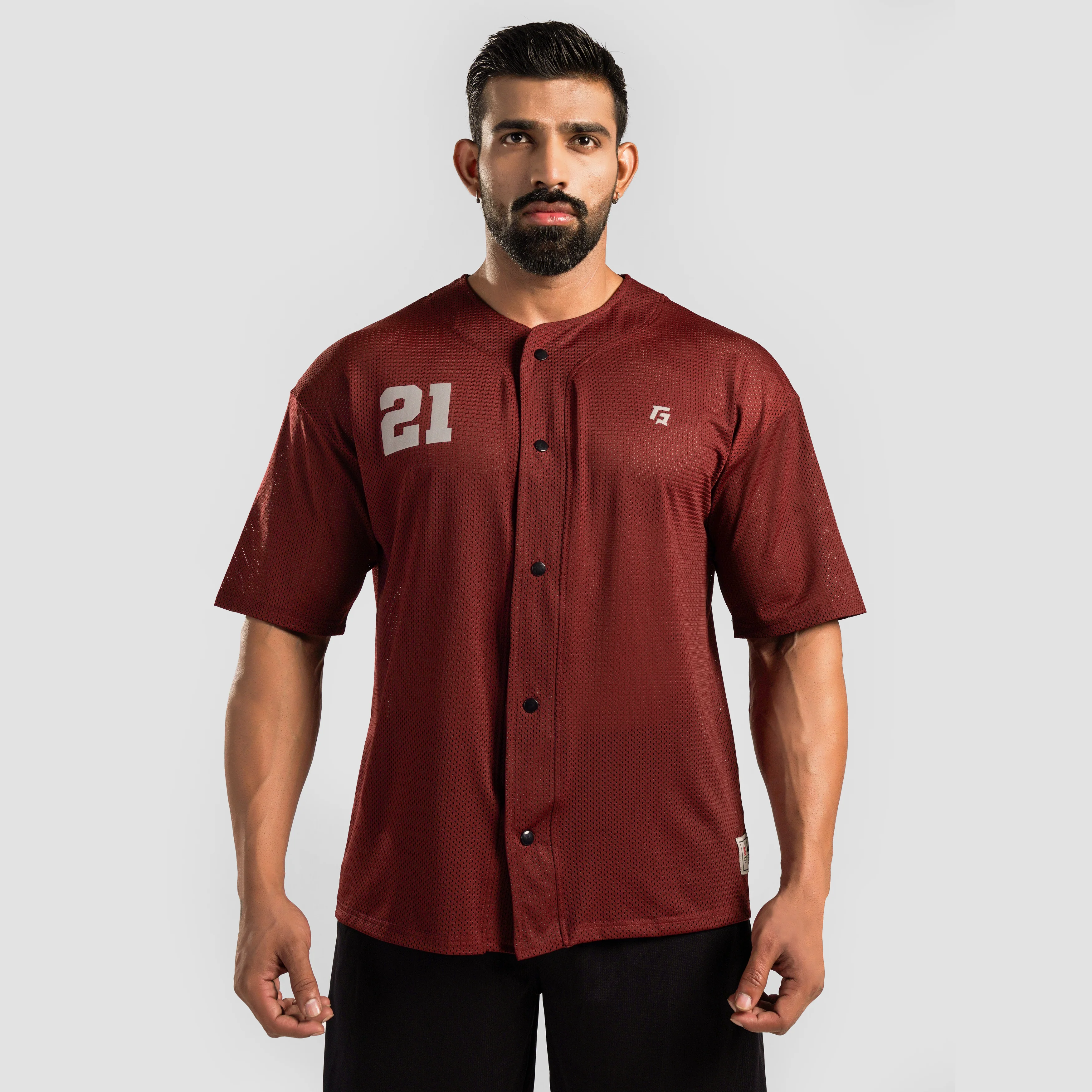 BaseBall Tee (Maroon)