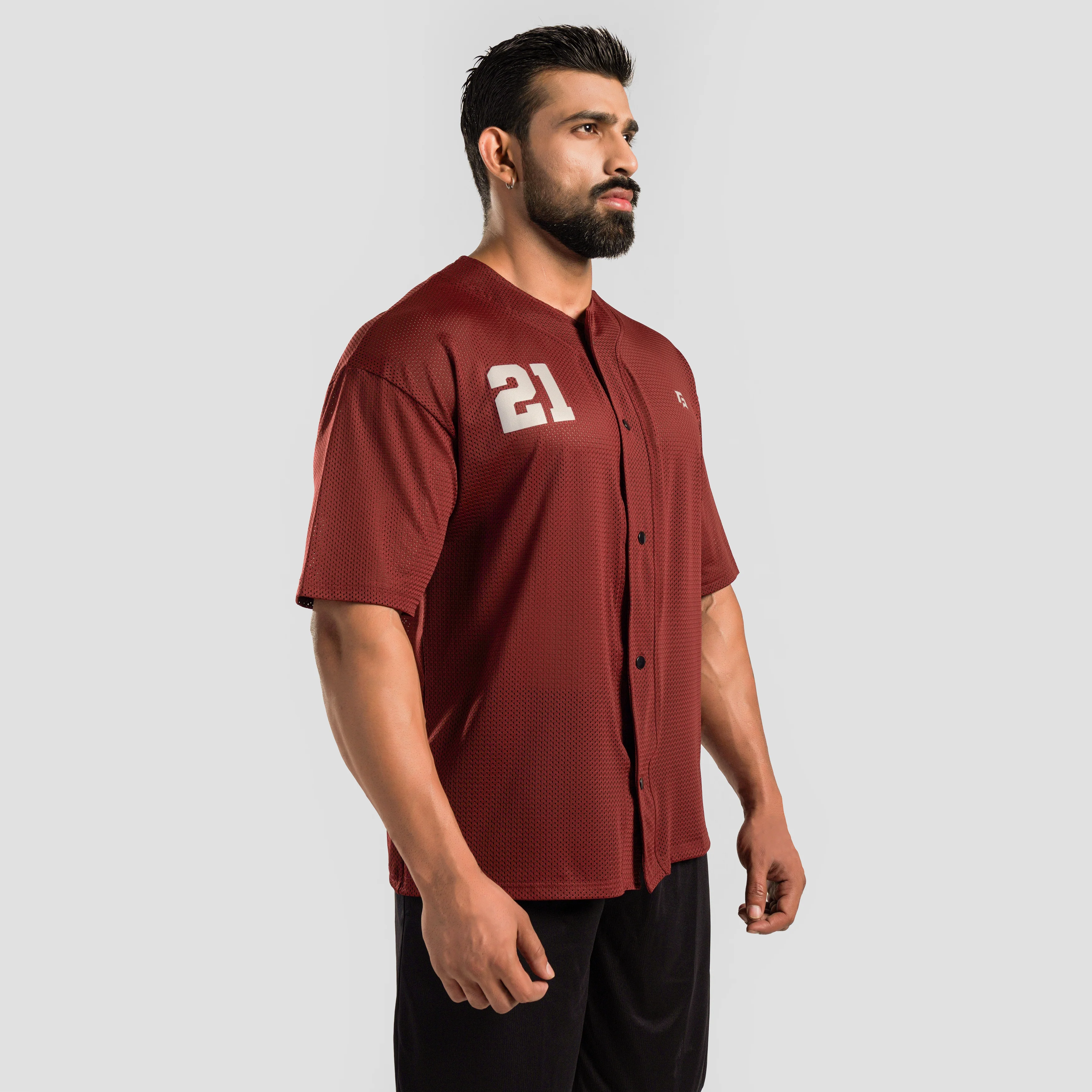 BaseBall Tee (Maroon) - Image 3