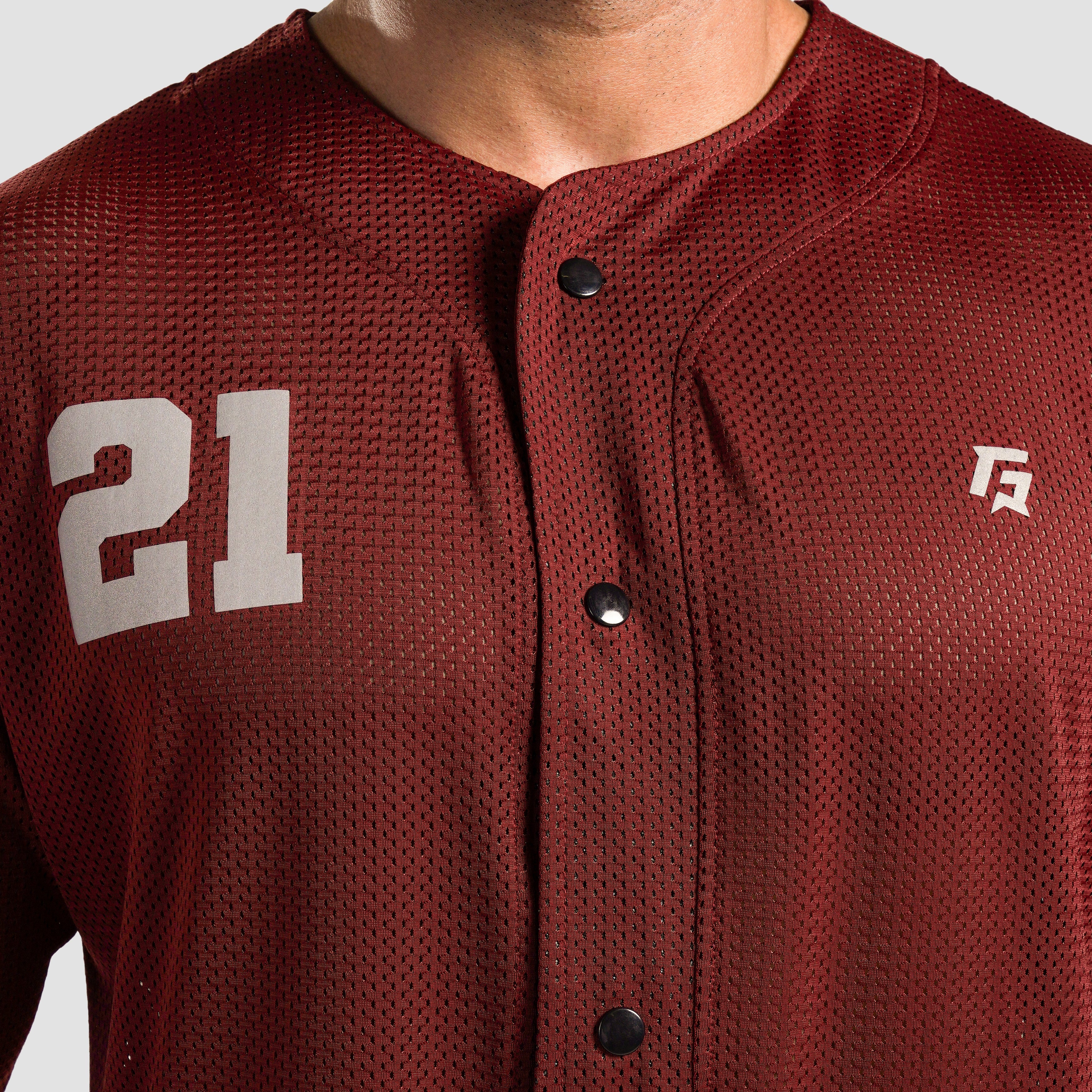 BaseBall Tee (Maroon) - Image 6