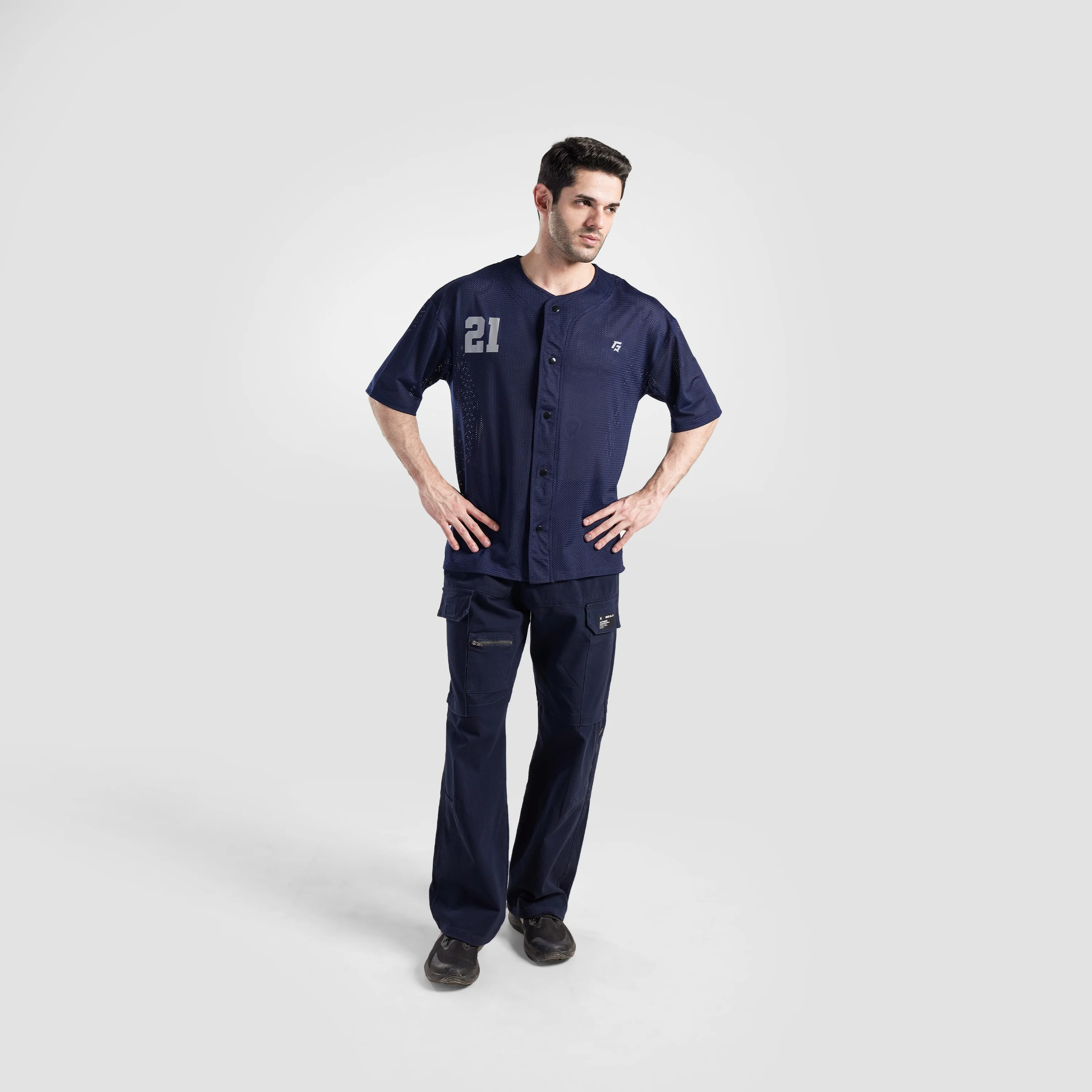 BaseBall Tee (Navy) - Image 4