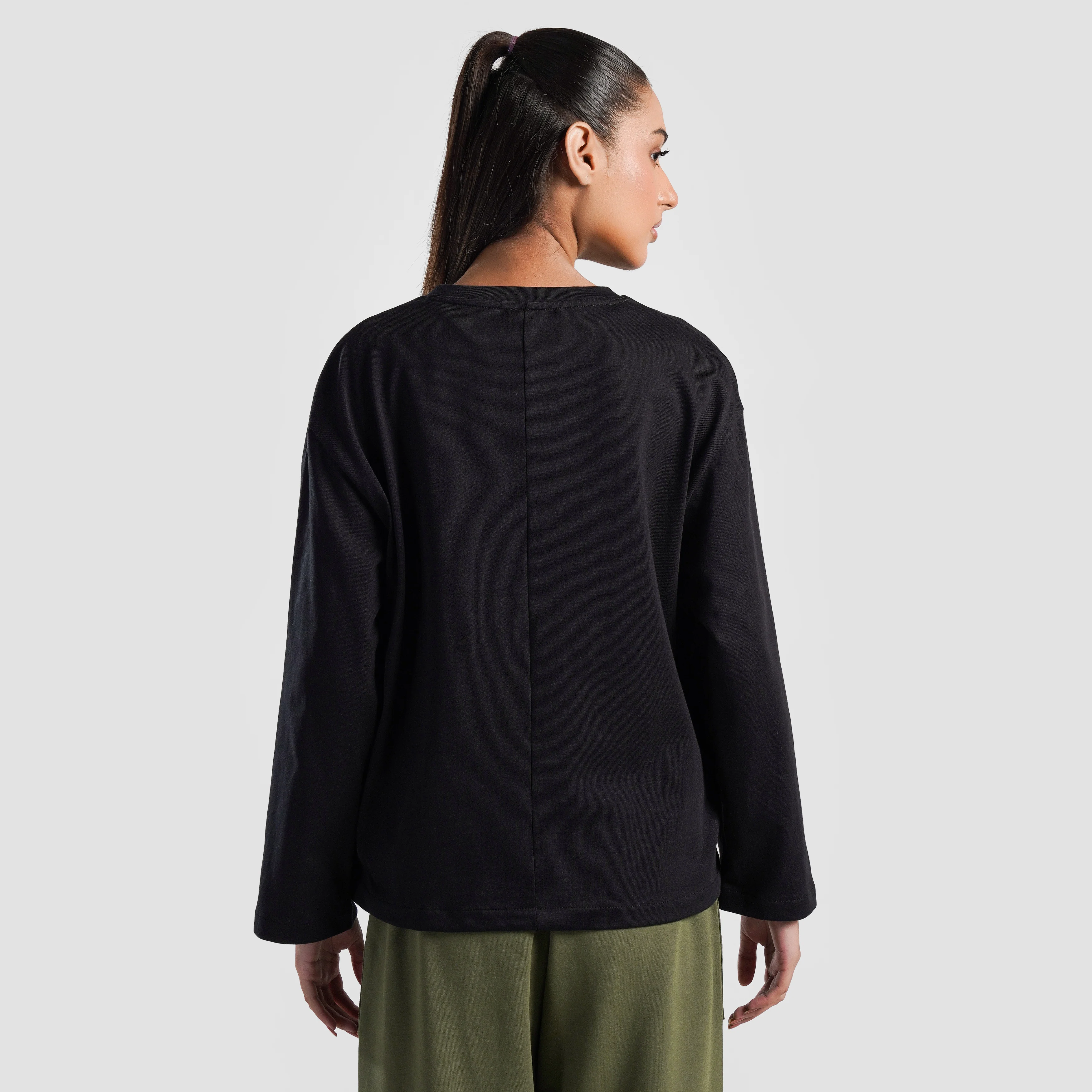 Basic Long Sleeves (Black) - Image 2
