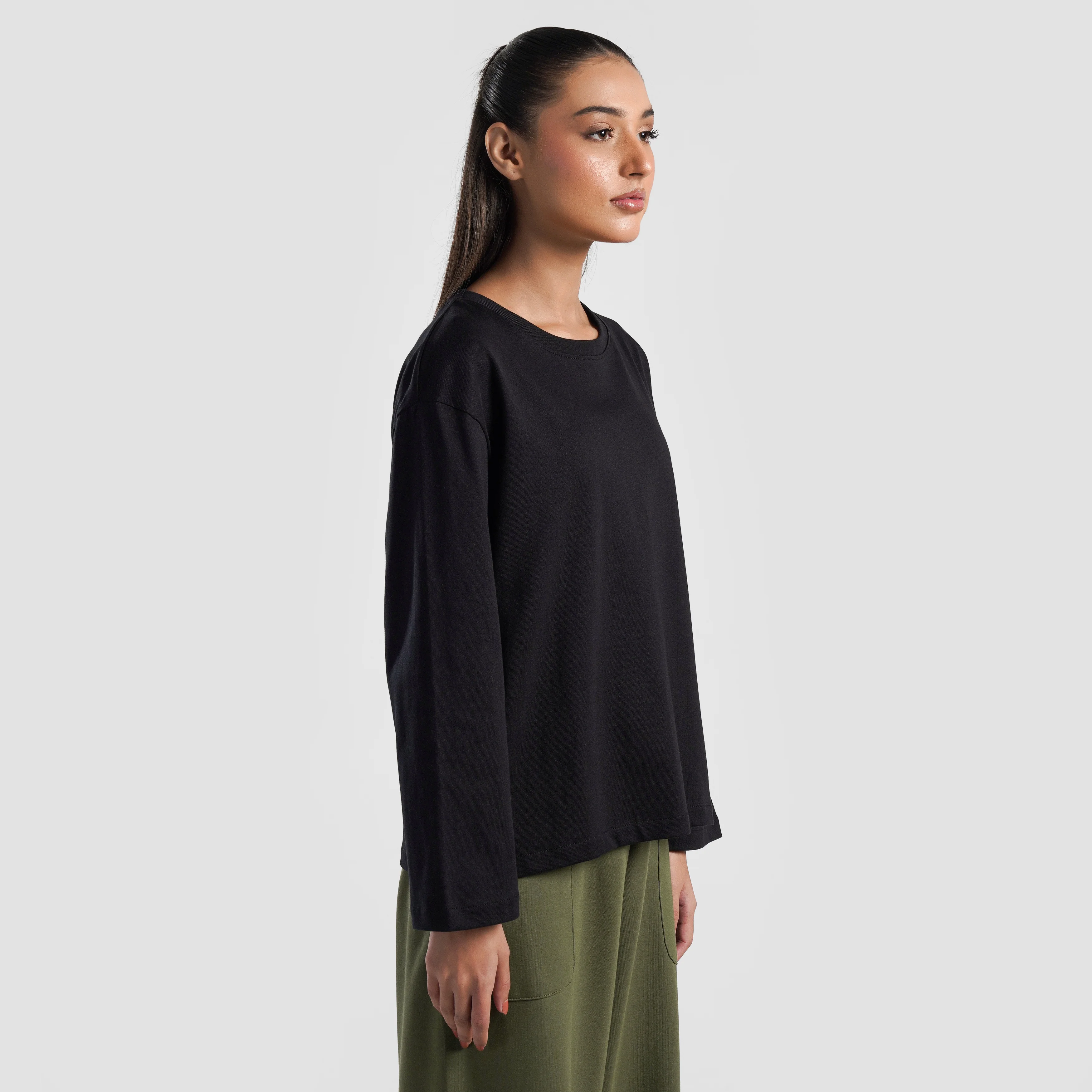 Basic Long Sleeves (Black) - Image 3