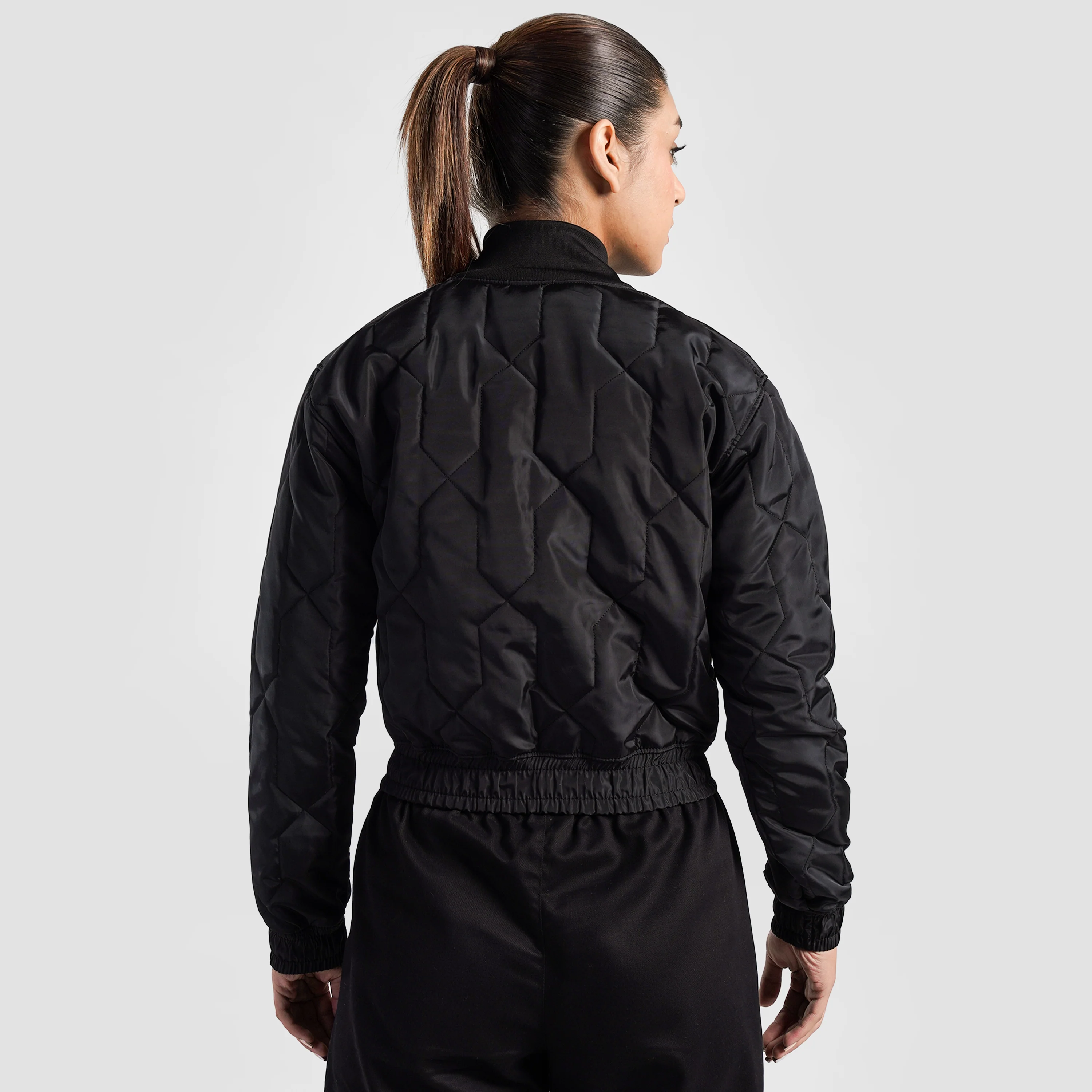 Blizzard Bomber Jacket (Black) - Image 2