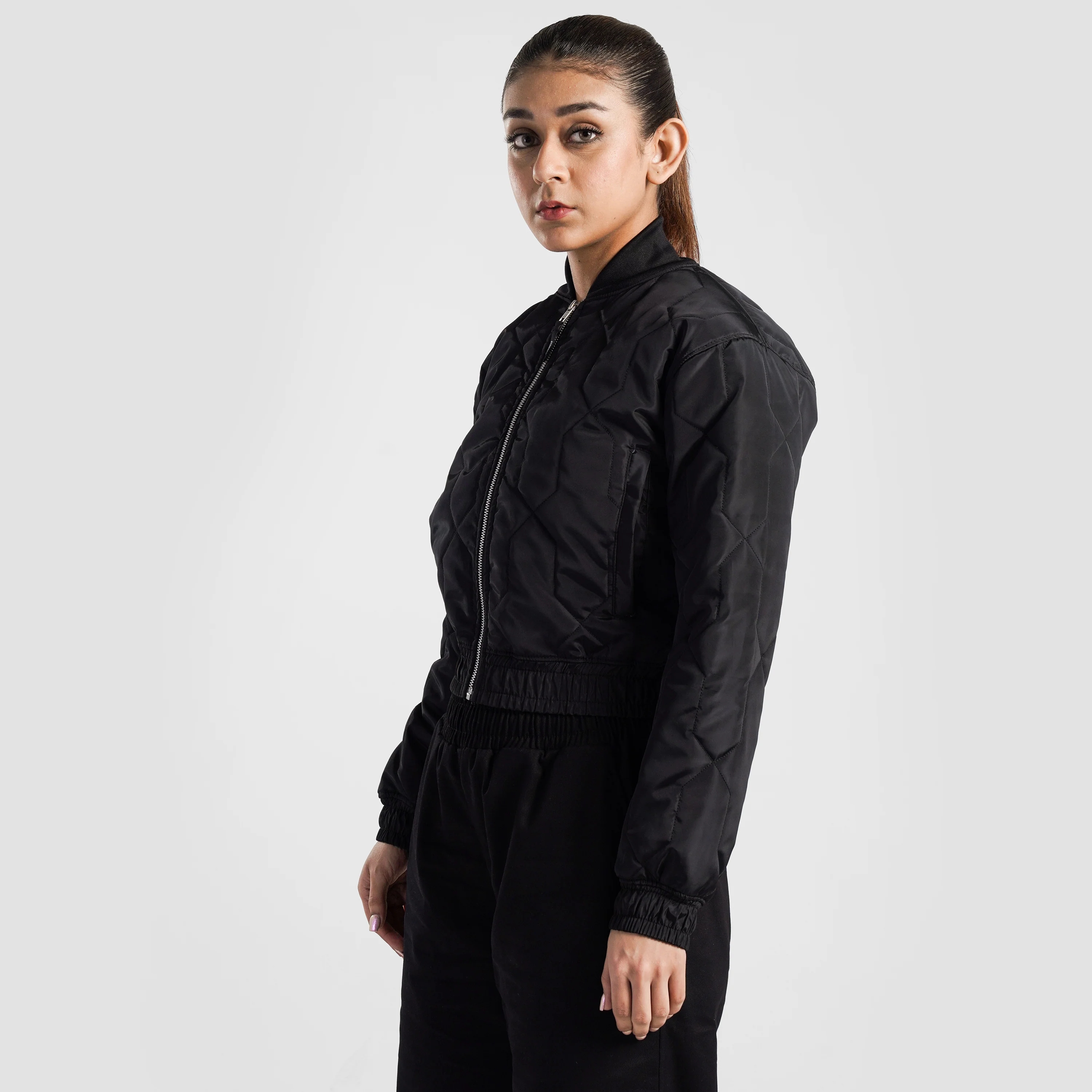 Blizzard Bomber Jacket (Black) - Image 3