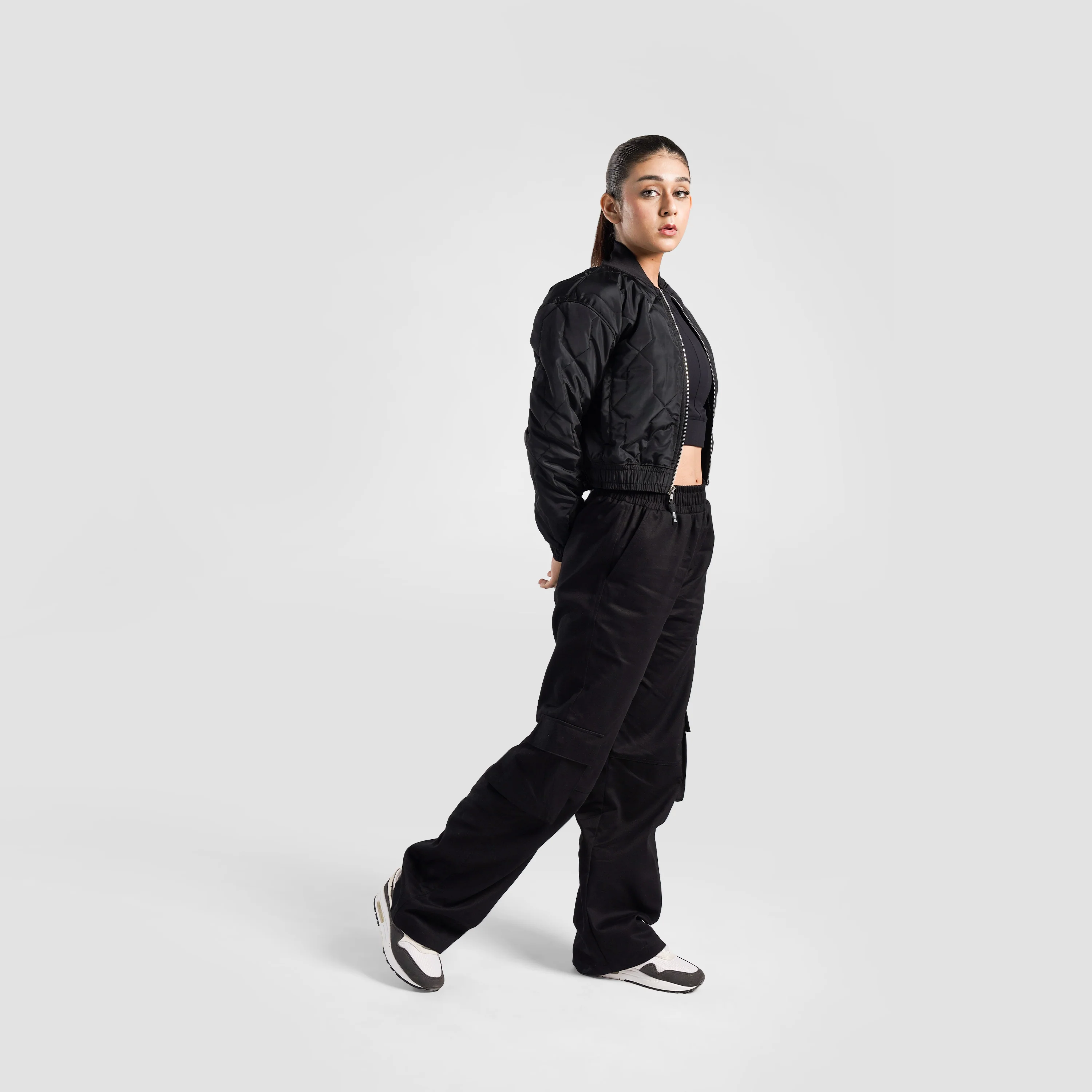 Blizzard Bomber Jacket (Black) - Image 4