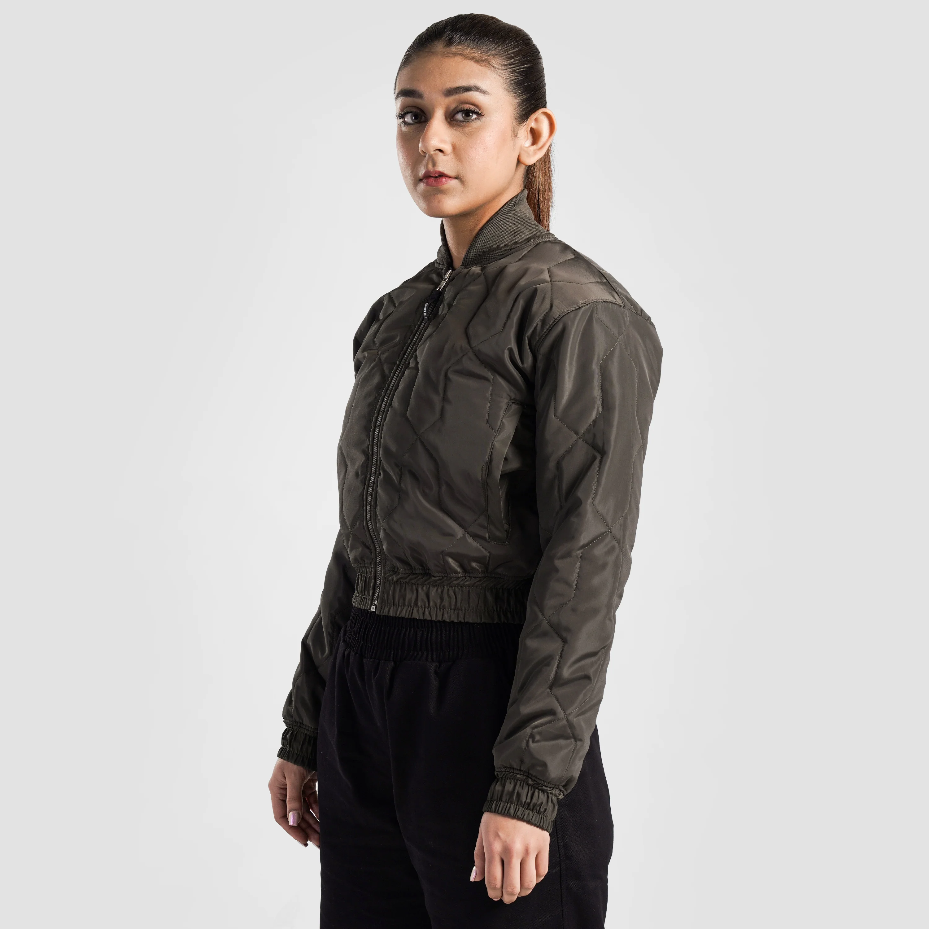 Blizzard Bomber Jacket (Olive) - Image 3