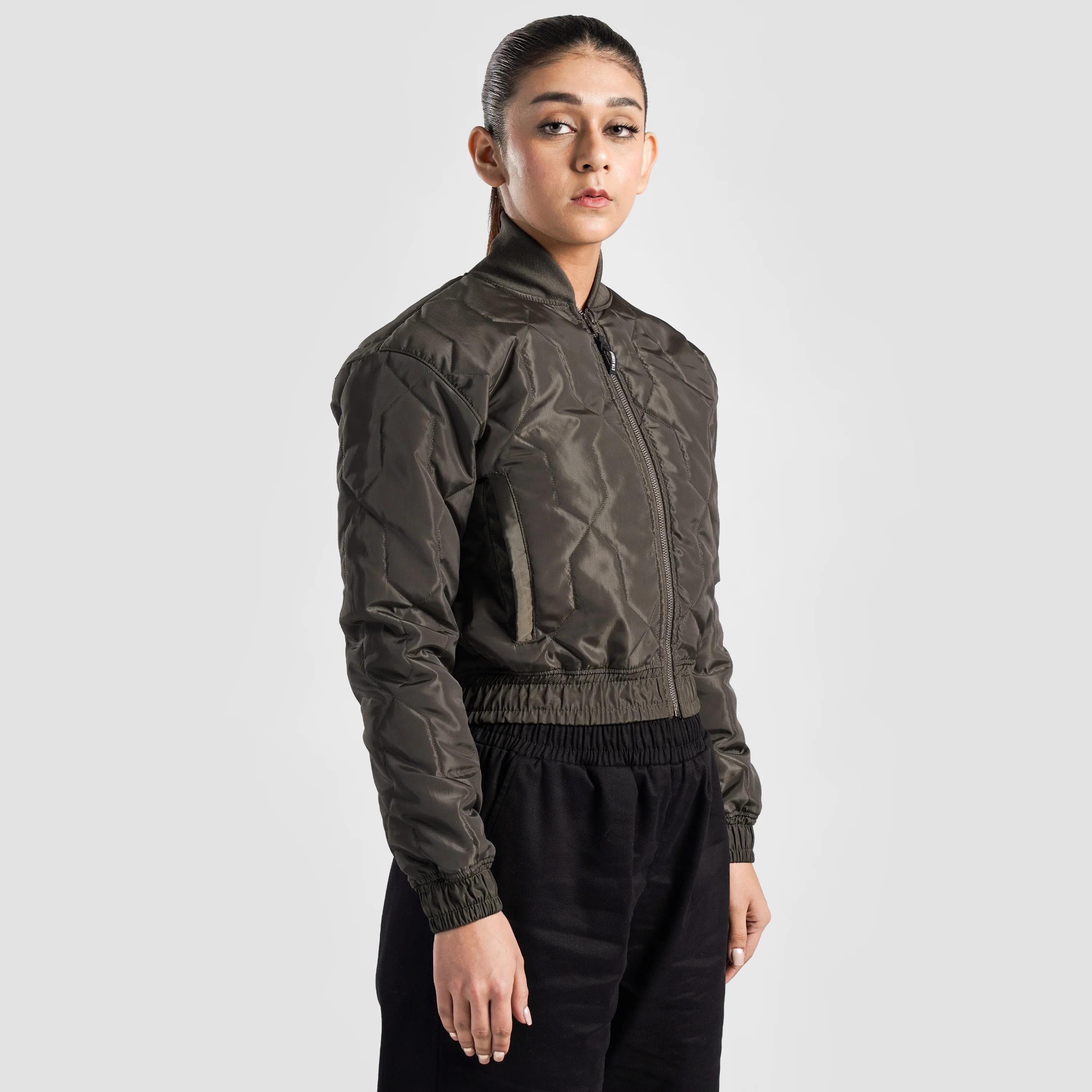 Blizzard Bomber Jacket (Olive) - Image 5