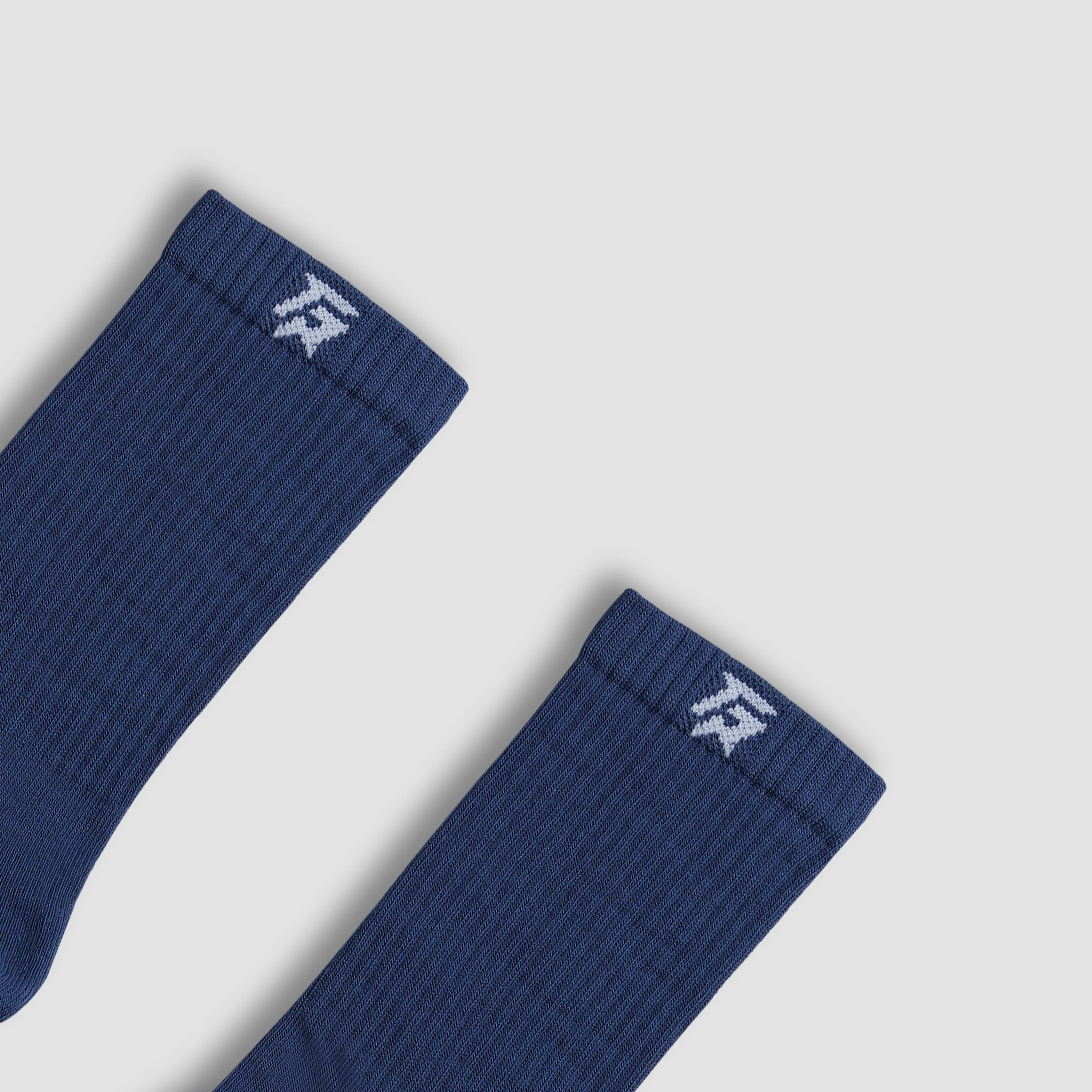 Cloud Hue Crew Socks (Muted Blue) - Image 3