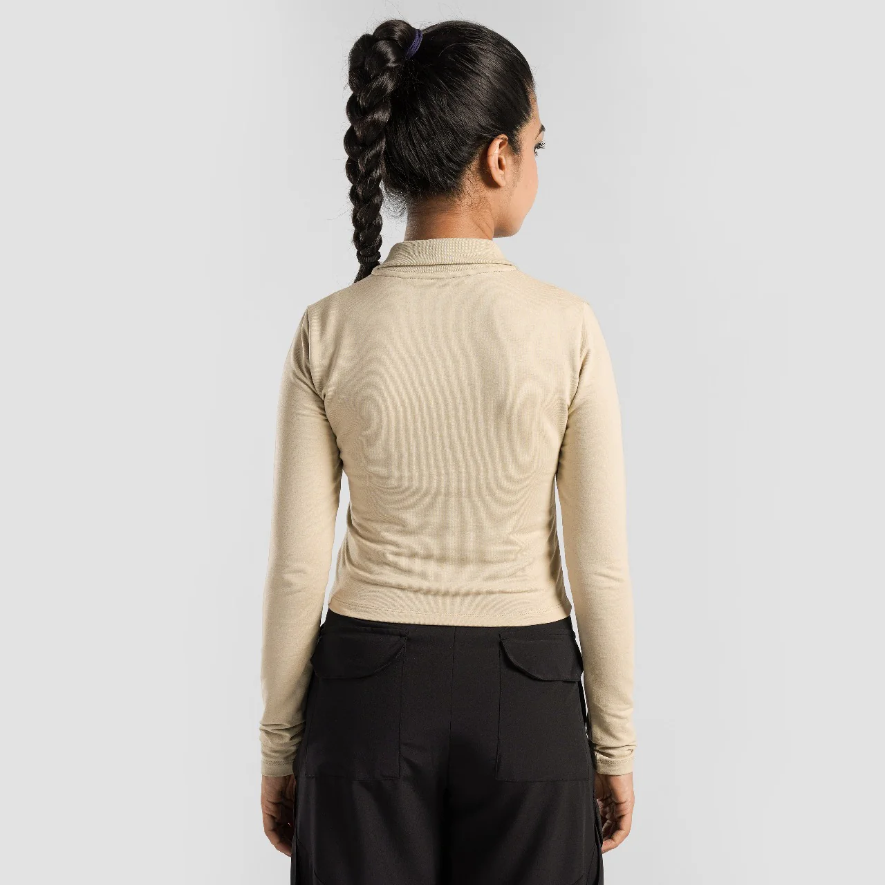 Collared Top (Beige) - Image 3