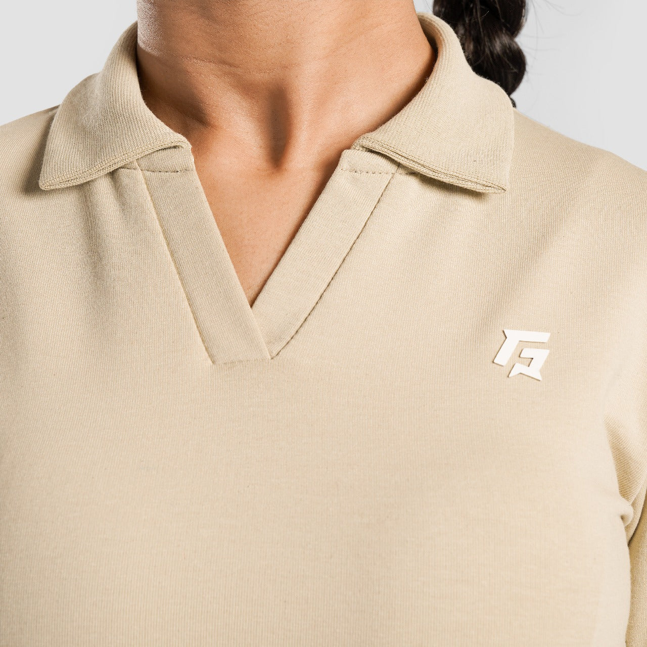 Collared Top (Beige) - Image 6