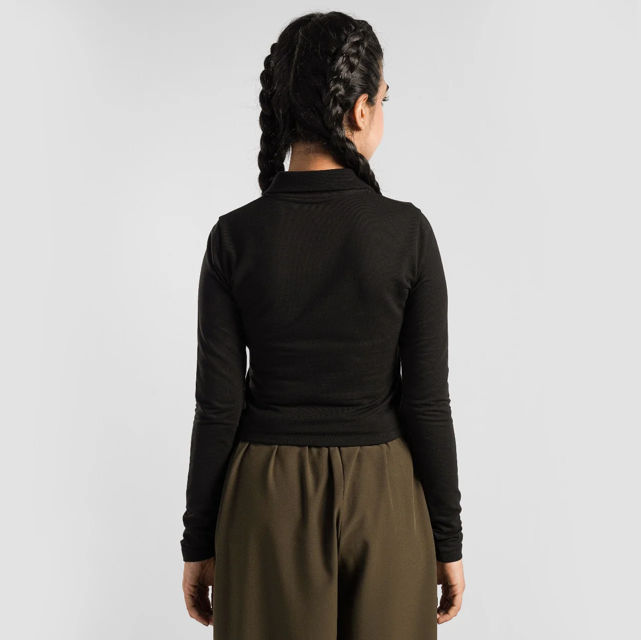 Collared Top (Black) - Image 3