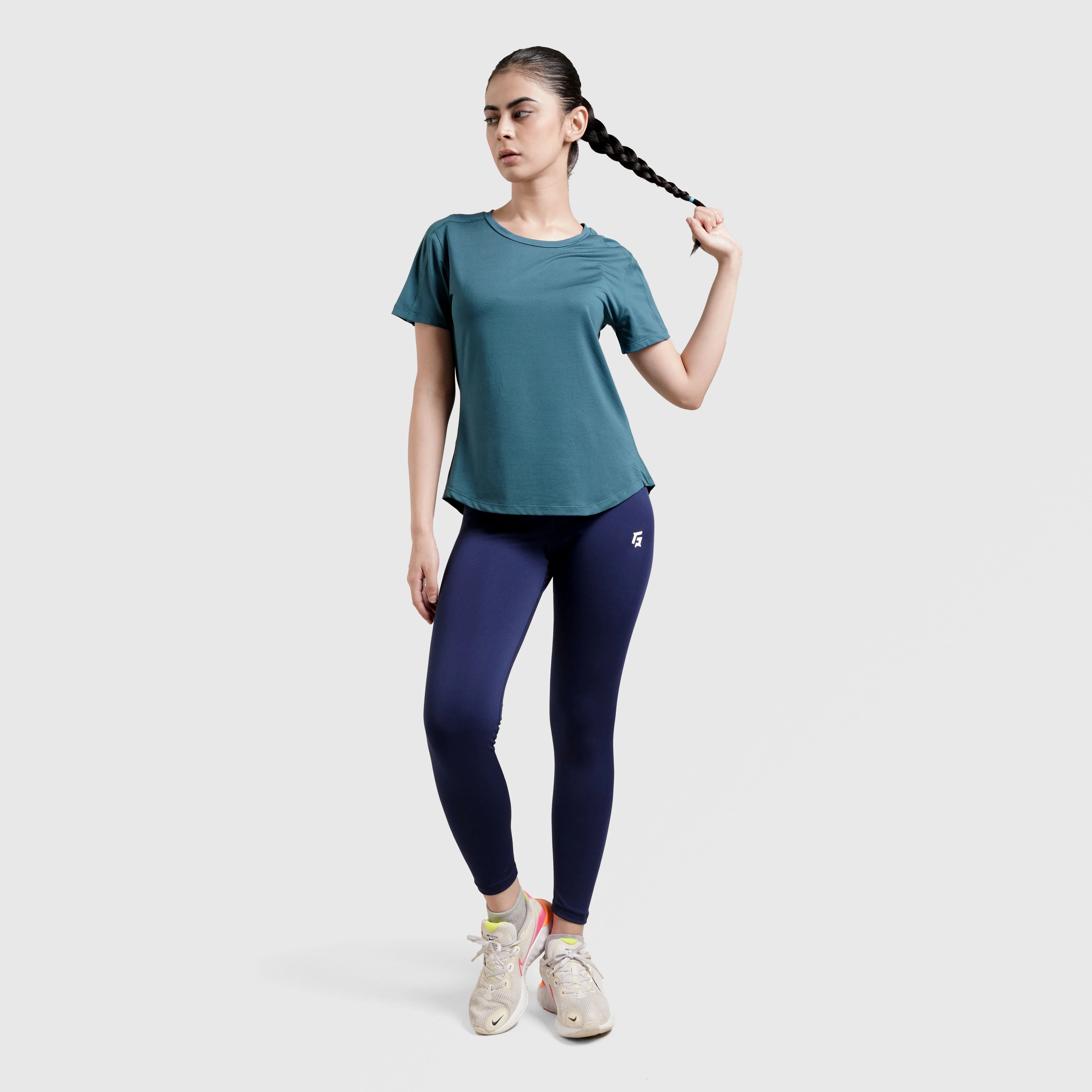 Comfort Flow Tee (Dark Teal) - Image 3
