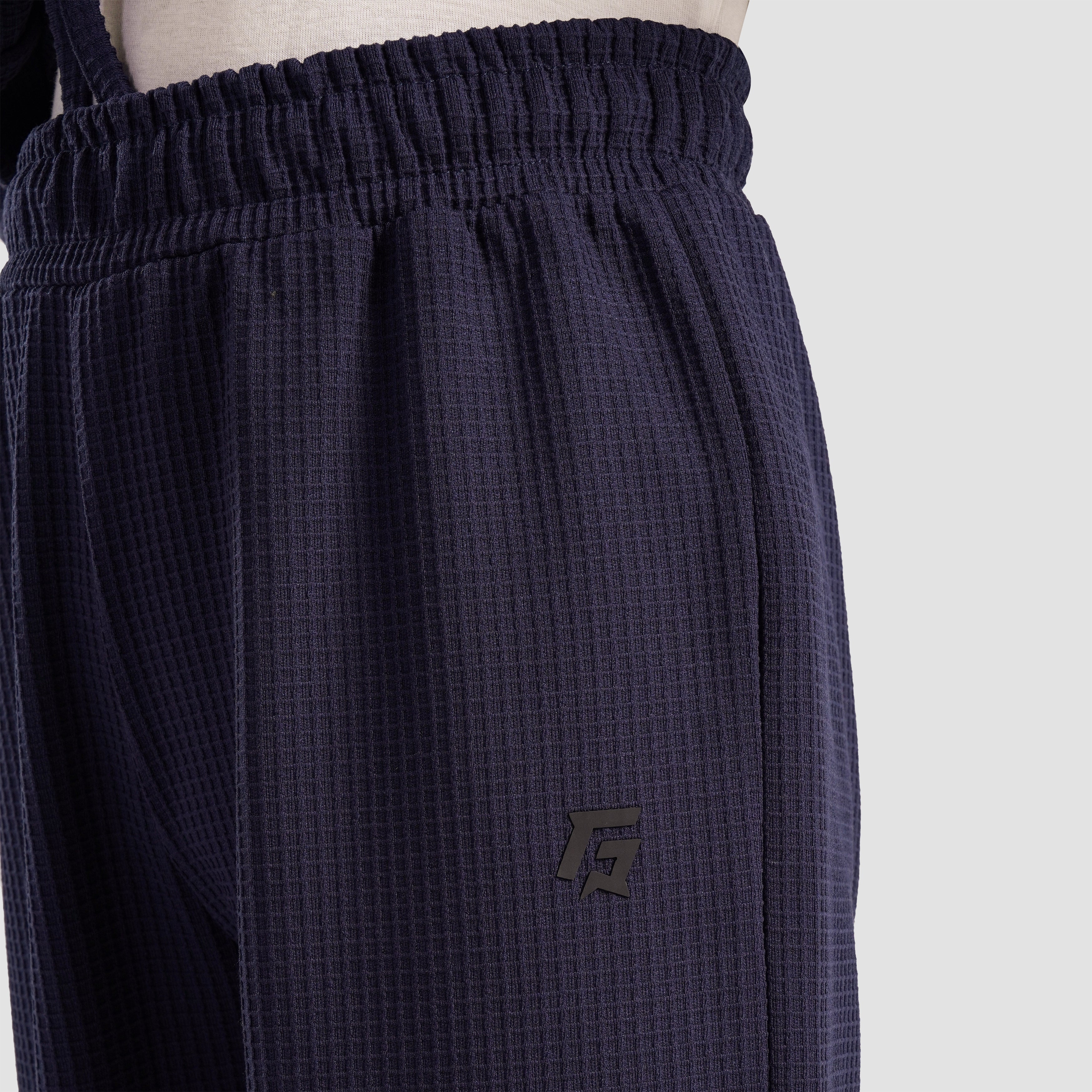 Comfy Waffle Knit Crew Trousers (Navy) - Image 4