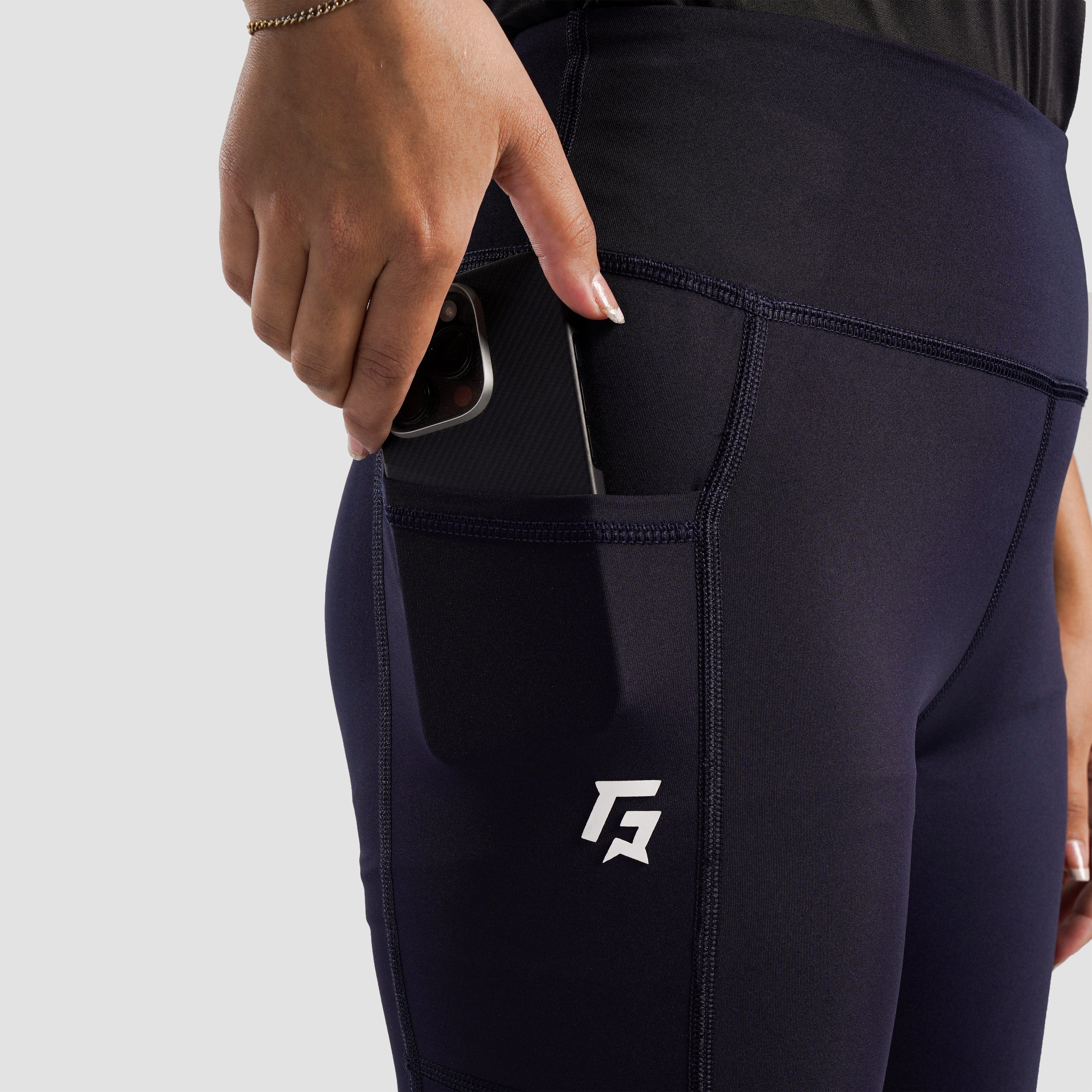 Contra Panel Leggings (Navy) - Image 5