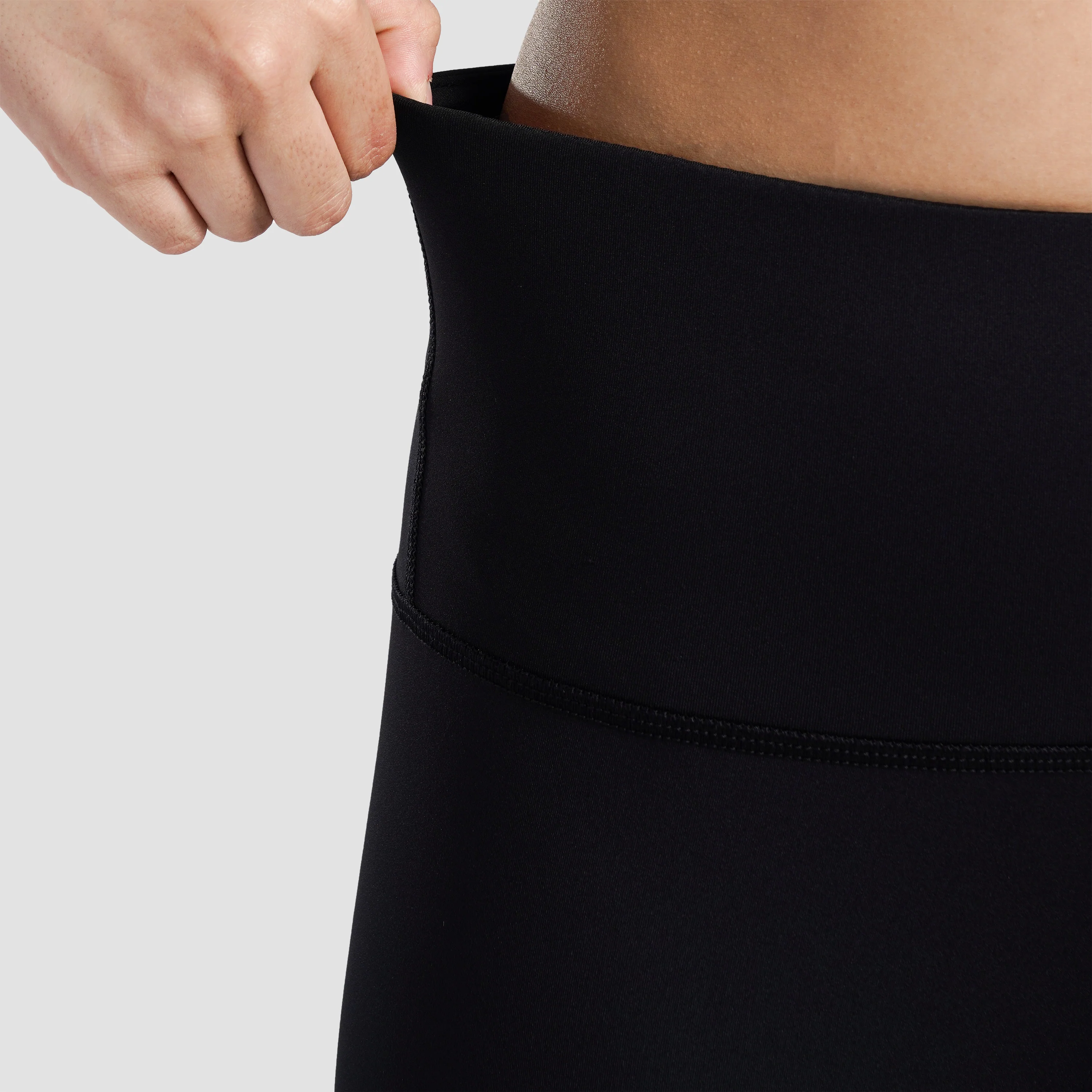 Cross Over Leggings (Black-Grey) - Image 6
